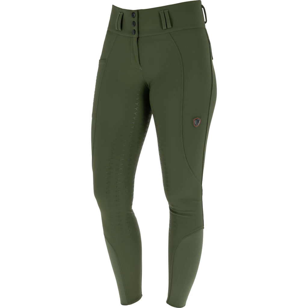 Covalliero Breeches Hight Waist Full Grip AW26 Forest Green