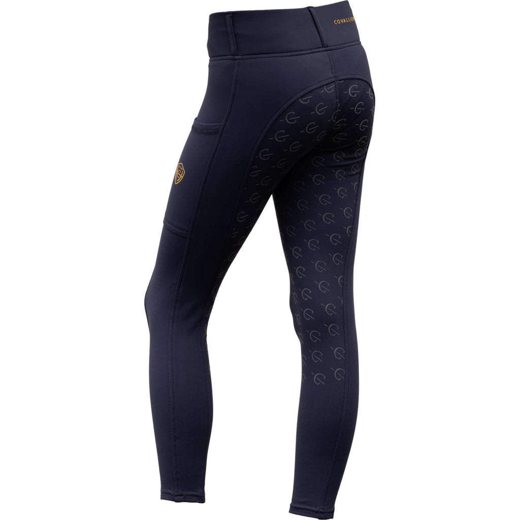 Covalliero Riding Legging Full Grip AW26 Kids Dark Navy