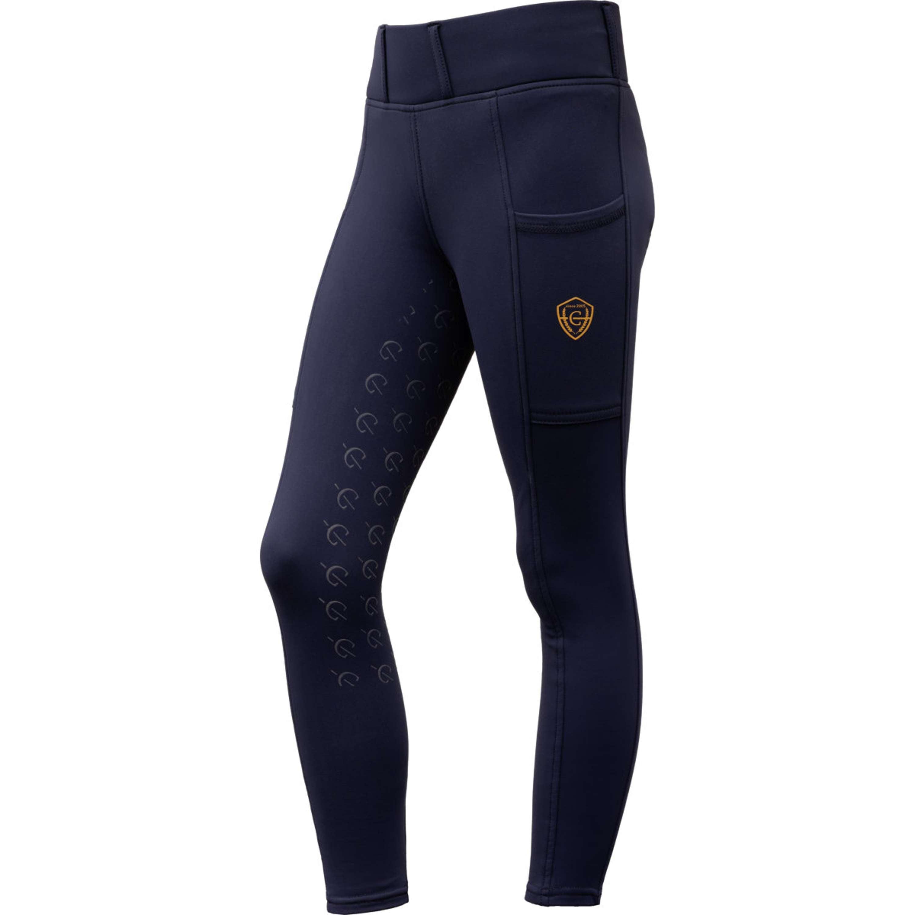 Covalliero Riding Legging Full Grip AW26 Kids Dark Navy