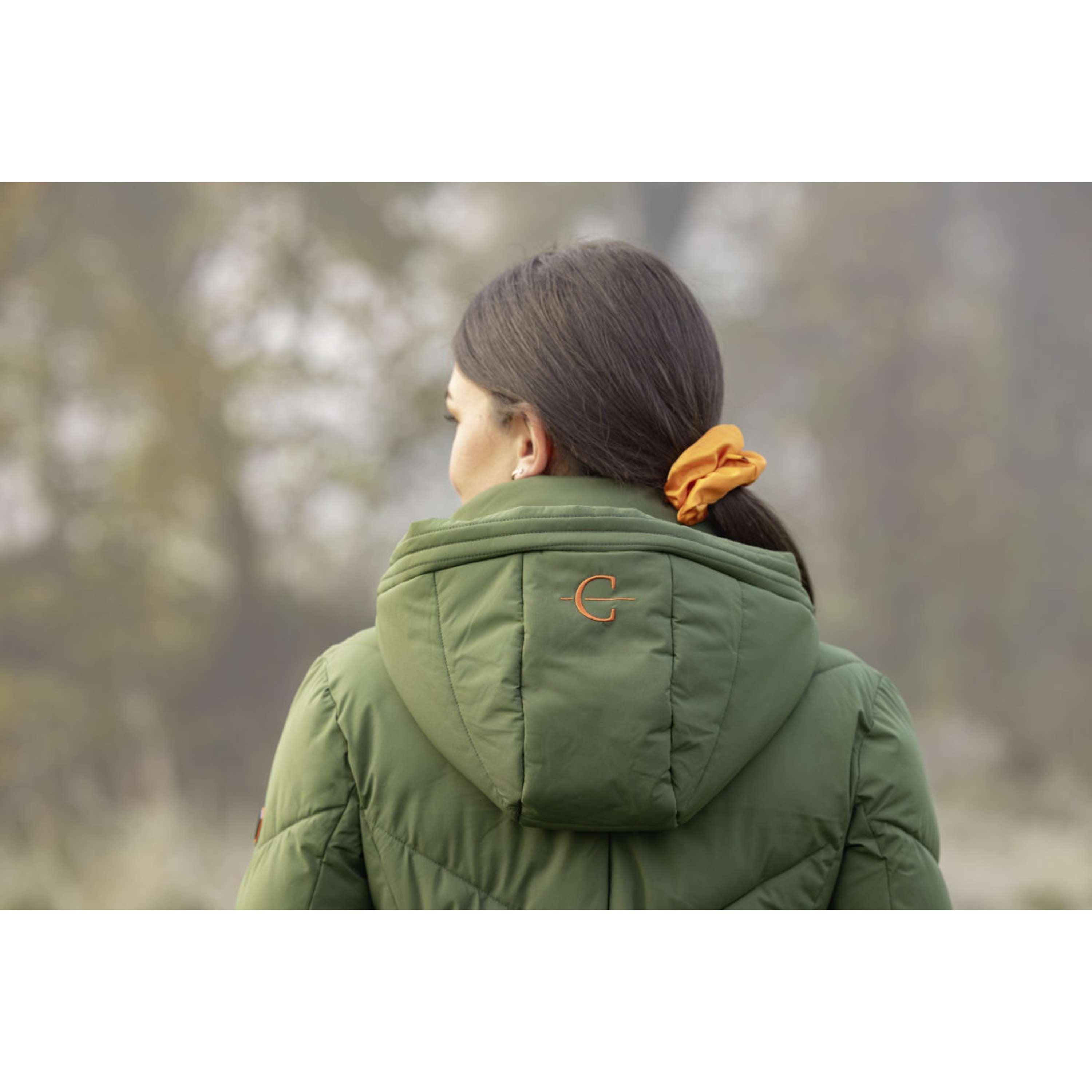 Covalliero Long Winter Coat AW26 Forest Green