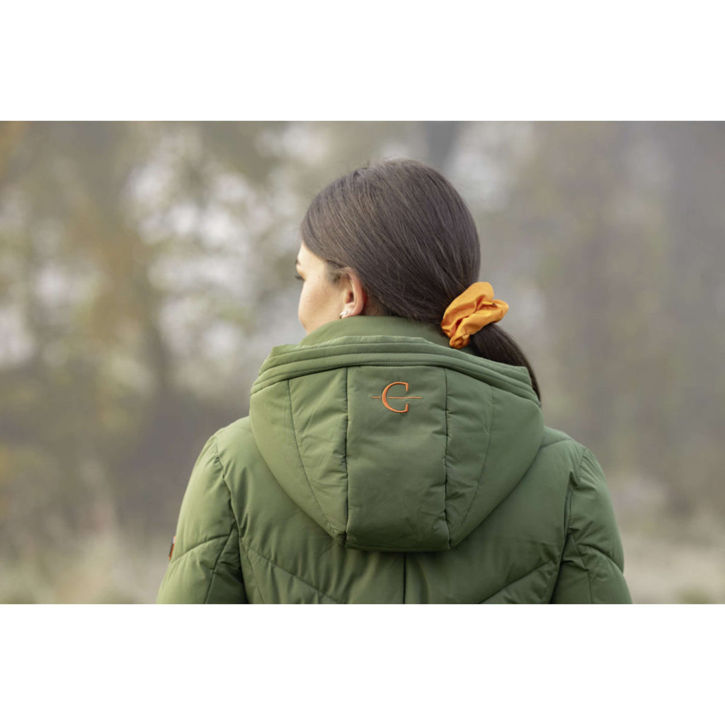 Covalliero Long Winter Coat AW26 Forest Green