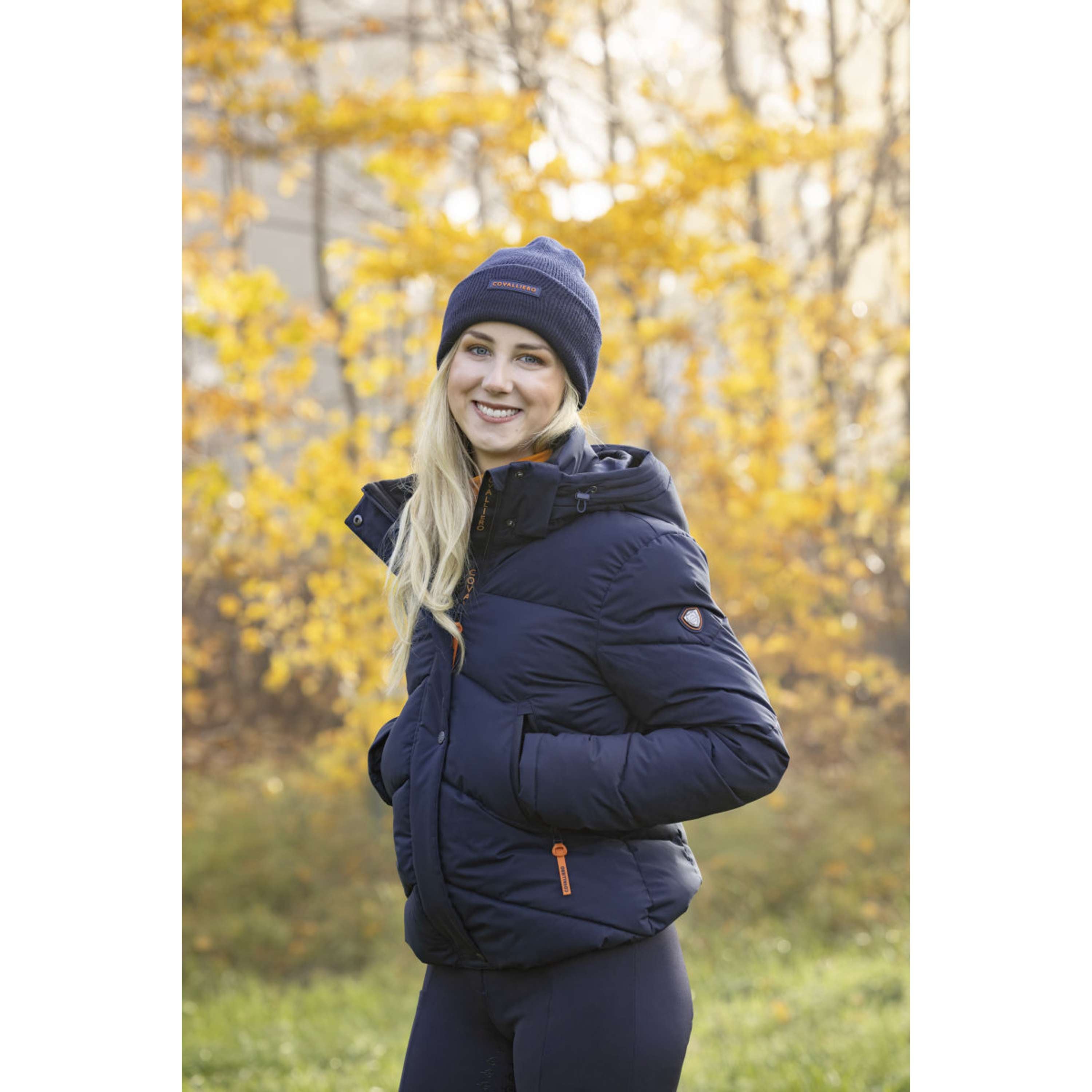 Covalliero Winter Coat AW26 Dark Navy