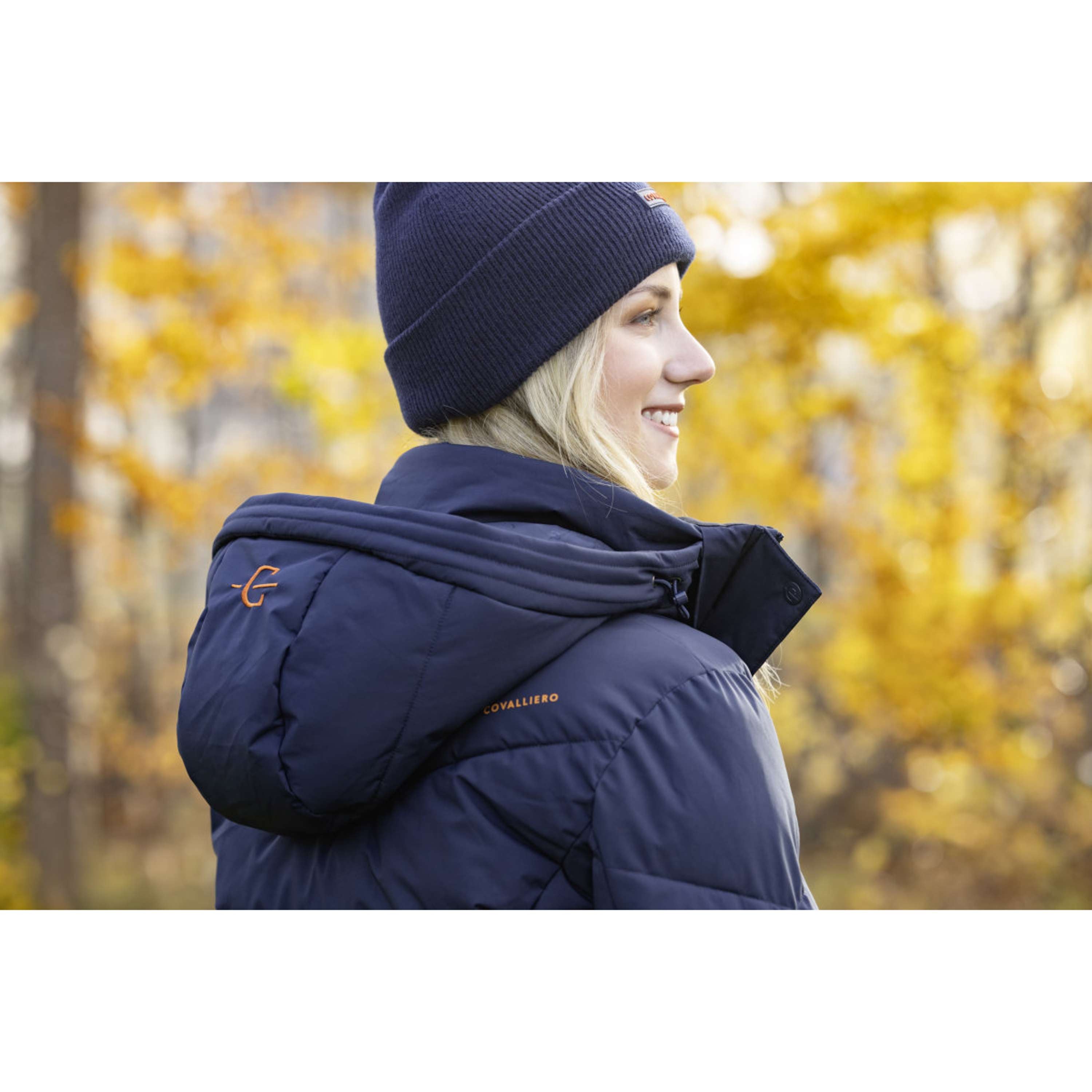 Covalliero Winter Coat AW26 Dark Navy