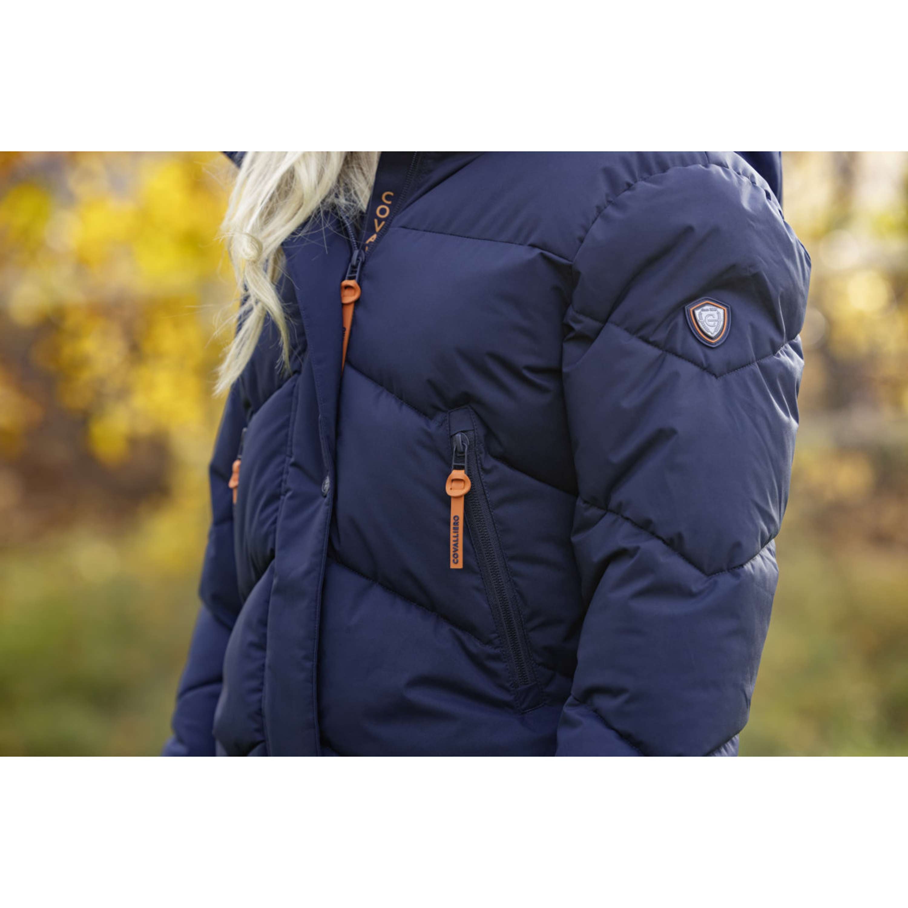Covalliero Winter Coat AW26 Dark Navy