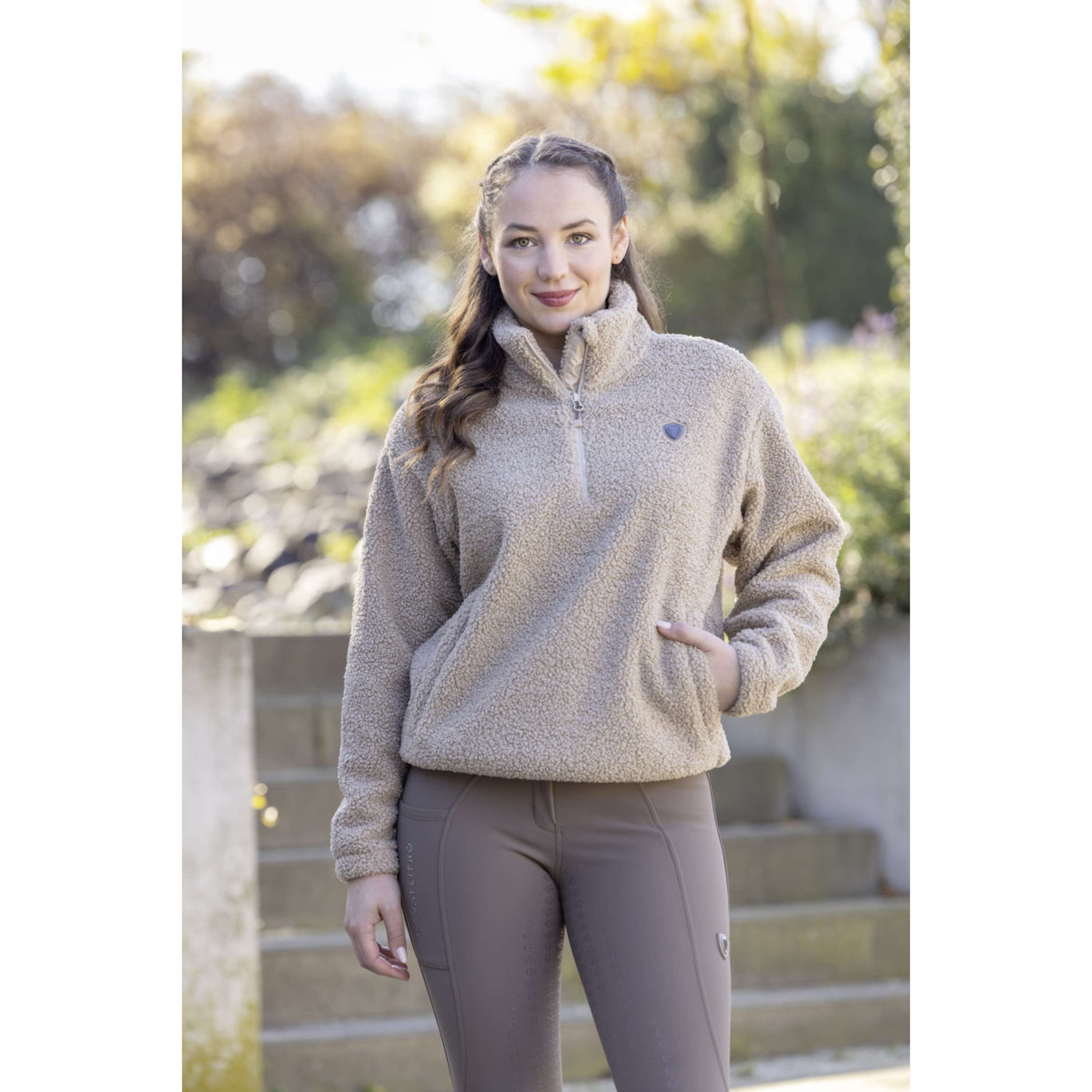 Covalliero Sweater Teddy AW26 Beige