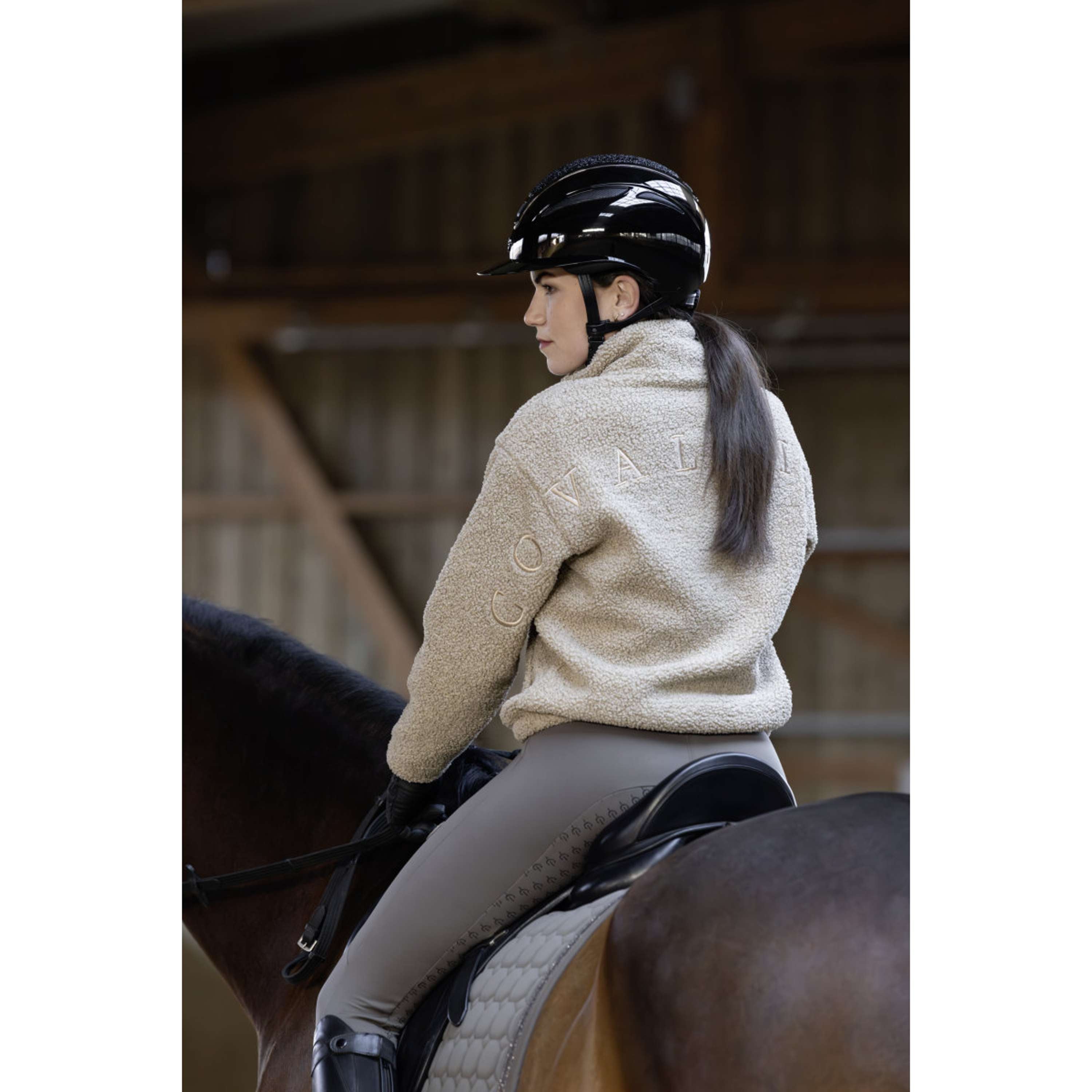 Covalliero Sweater Teddy AW26 Beige
