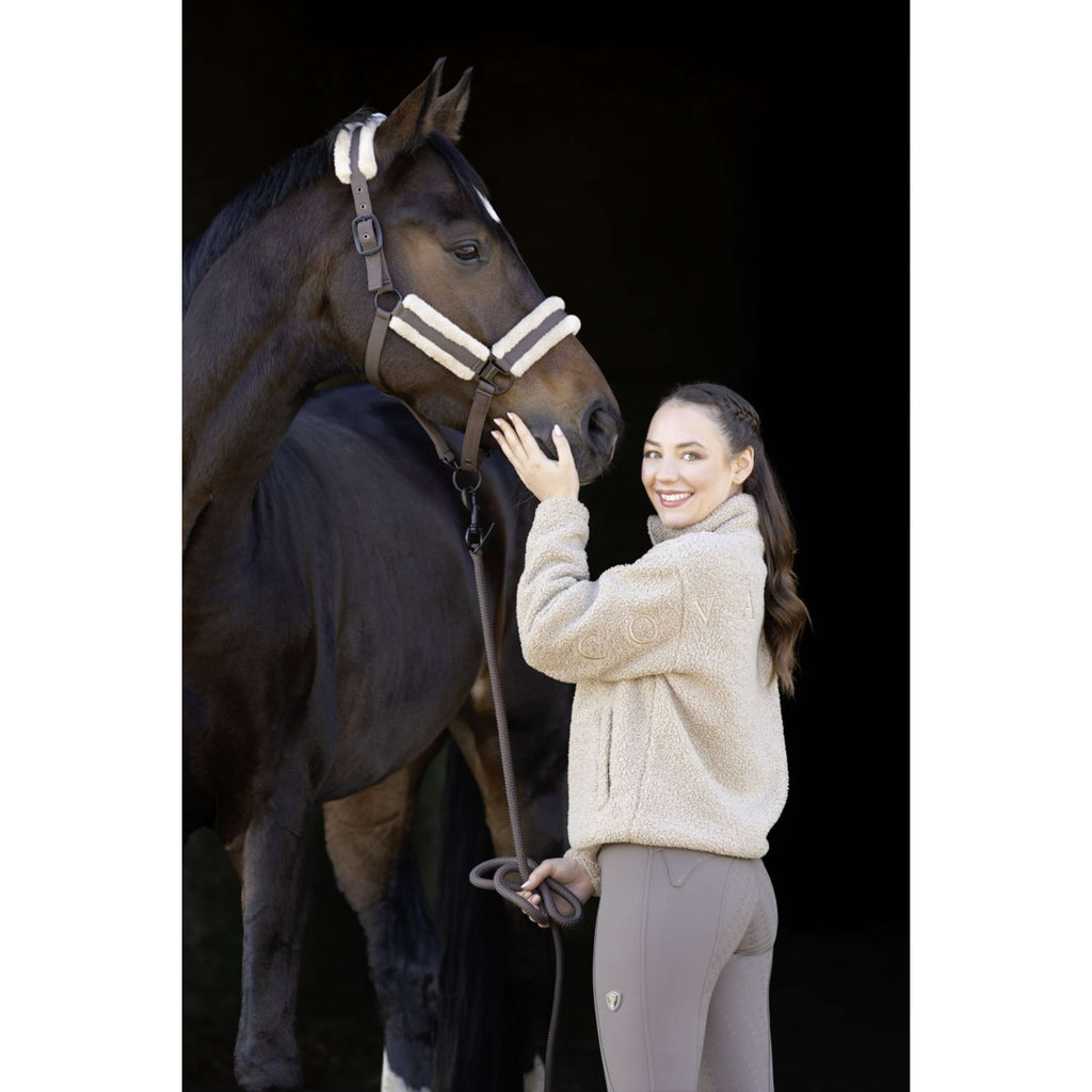 Covalliero Sweater Teddy AW26 Beige
