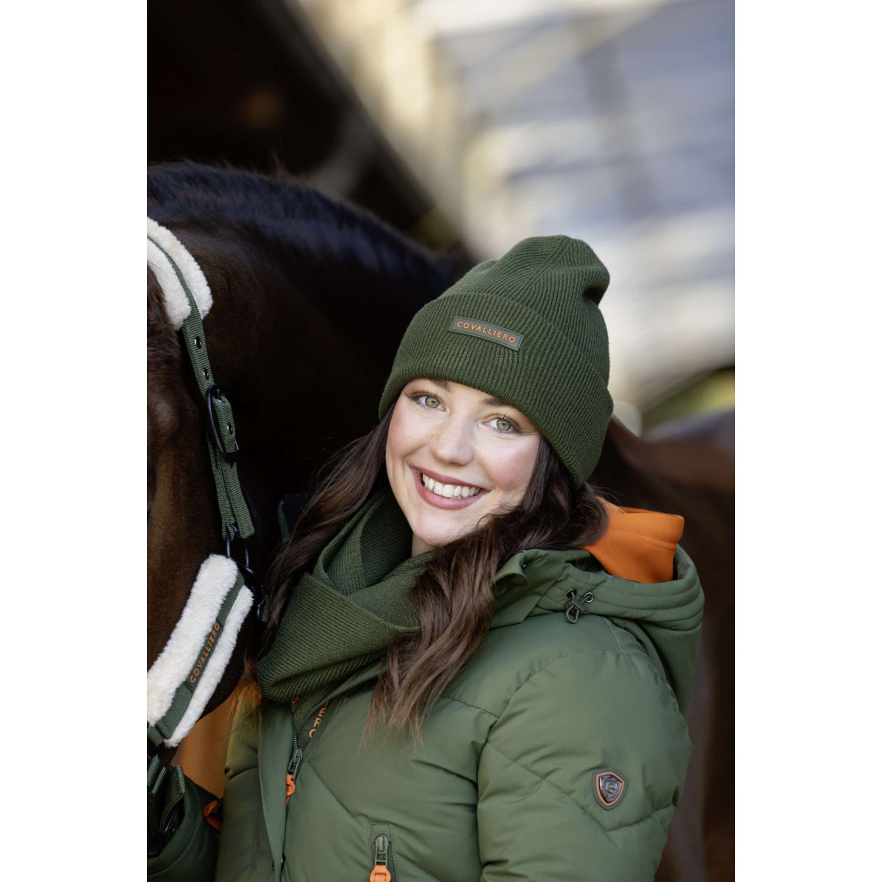 Covalliero Cap AW26 Forest Green
