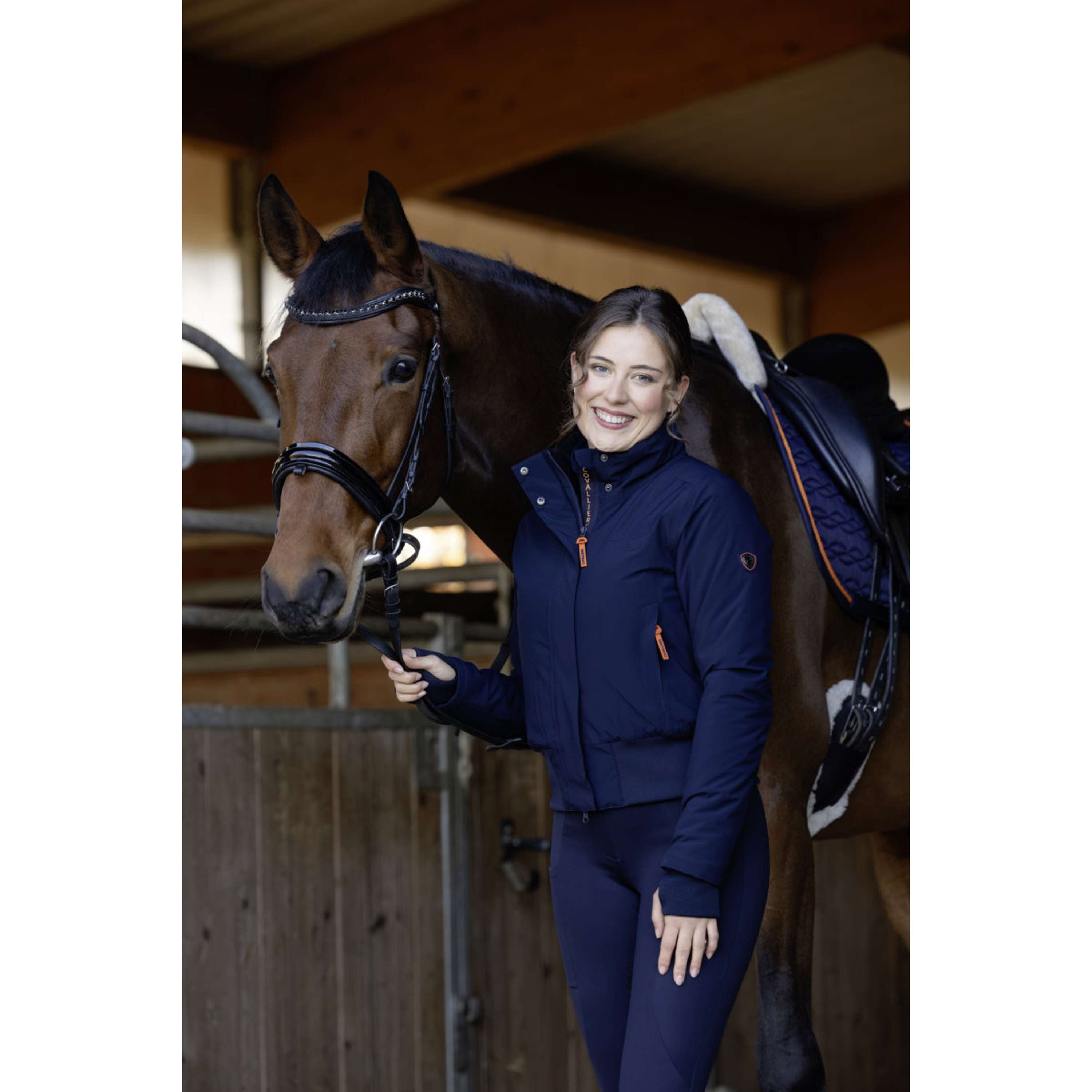 Covalliero Jacket AW26 Dark Navy