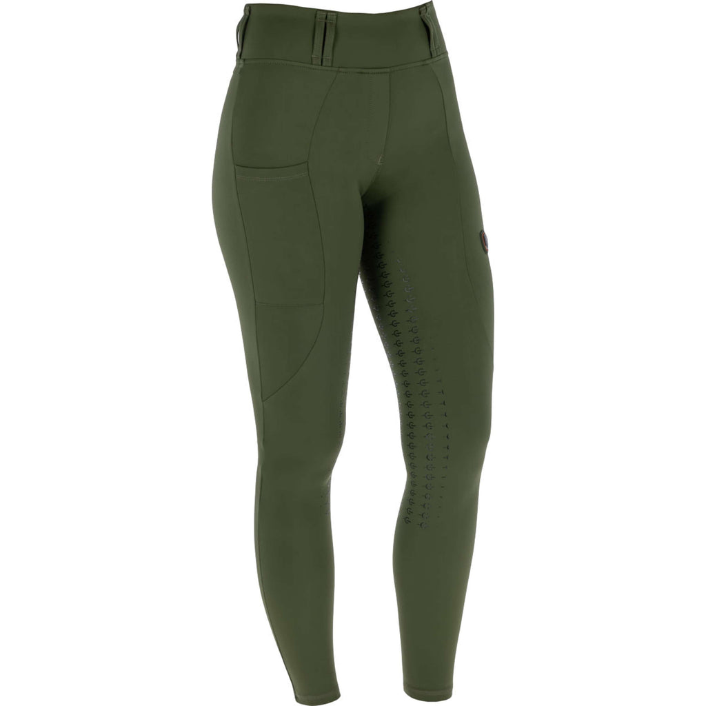Covalliero Riding Legging Full Grip AW26 Forest Green