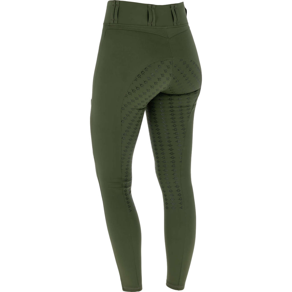 Covalliero Riding Legging Full Grip AW26 Forest Green