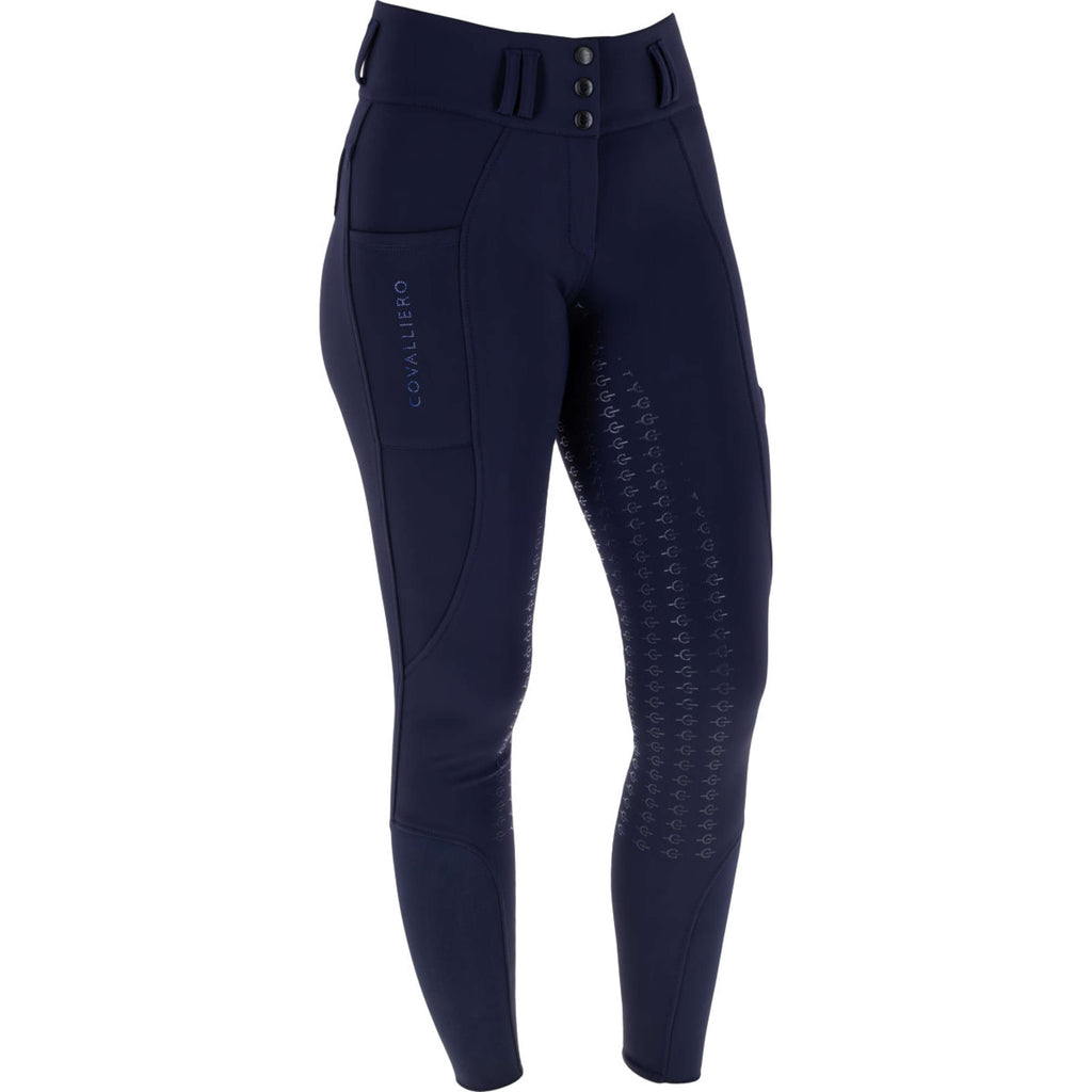 Covalliero Breeches Hight Waist Full Grip AW26 Dark Navy