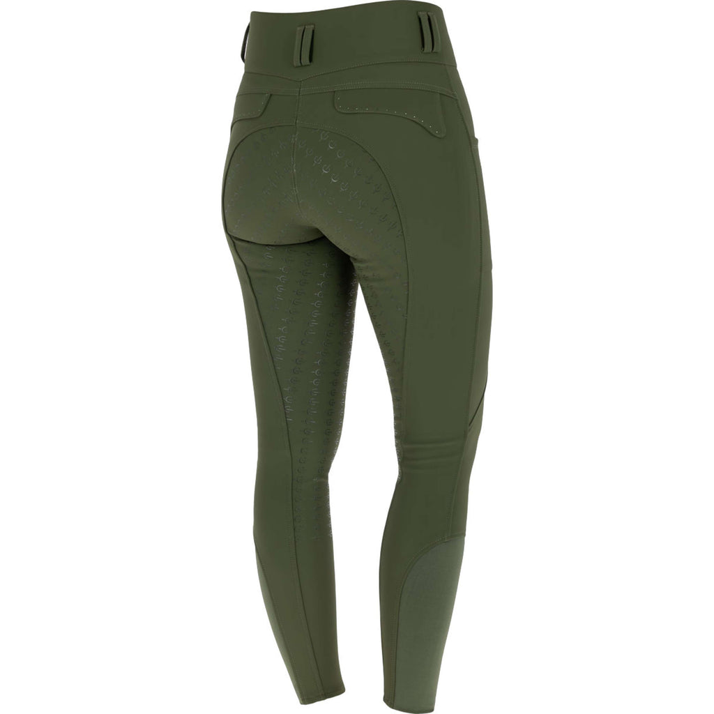 Covalliero Breeches Hight Waist Full Grip AW26 Forest Green