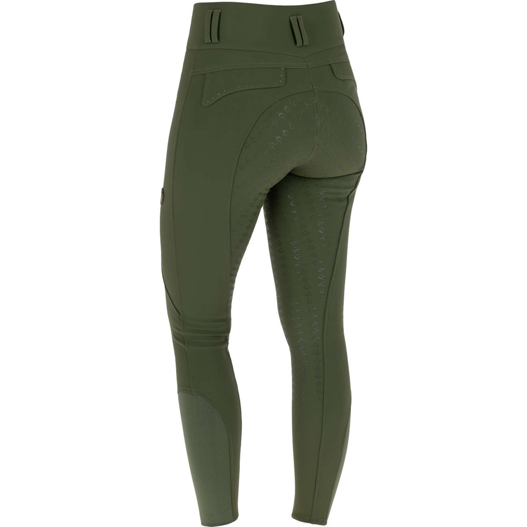 Covalliero Breeches Hight Waist Full Grip AW26 Forest Green
