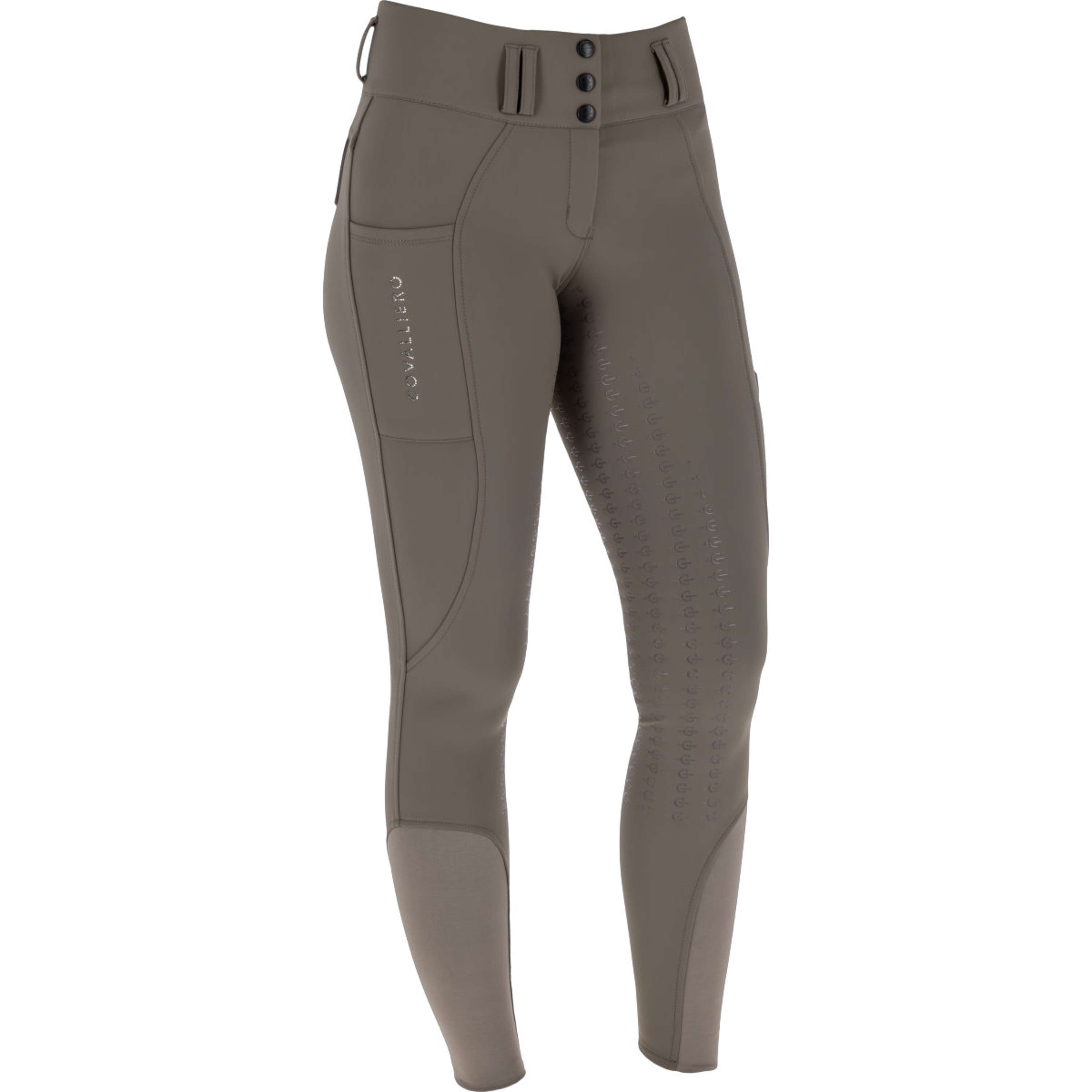 Covalliero Breeches Hight Waist Full Grip AW26 Milky Chocolate