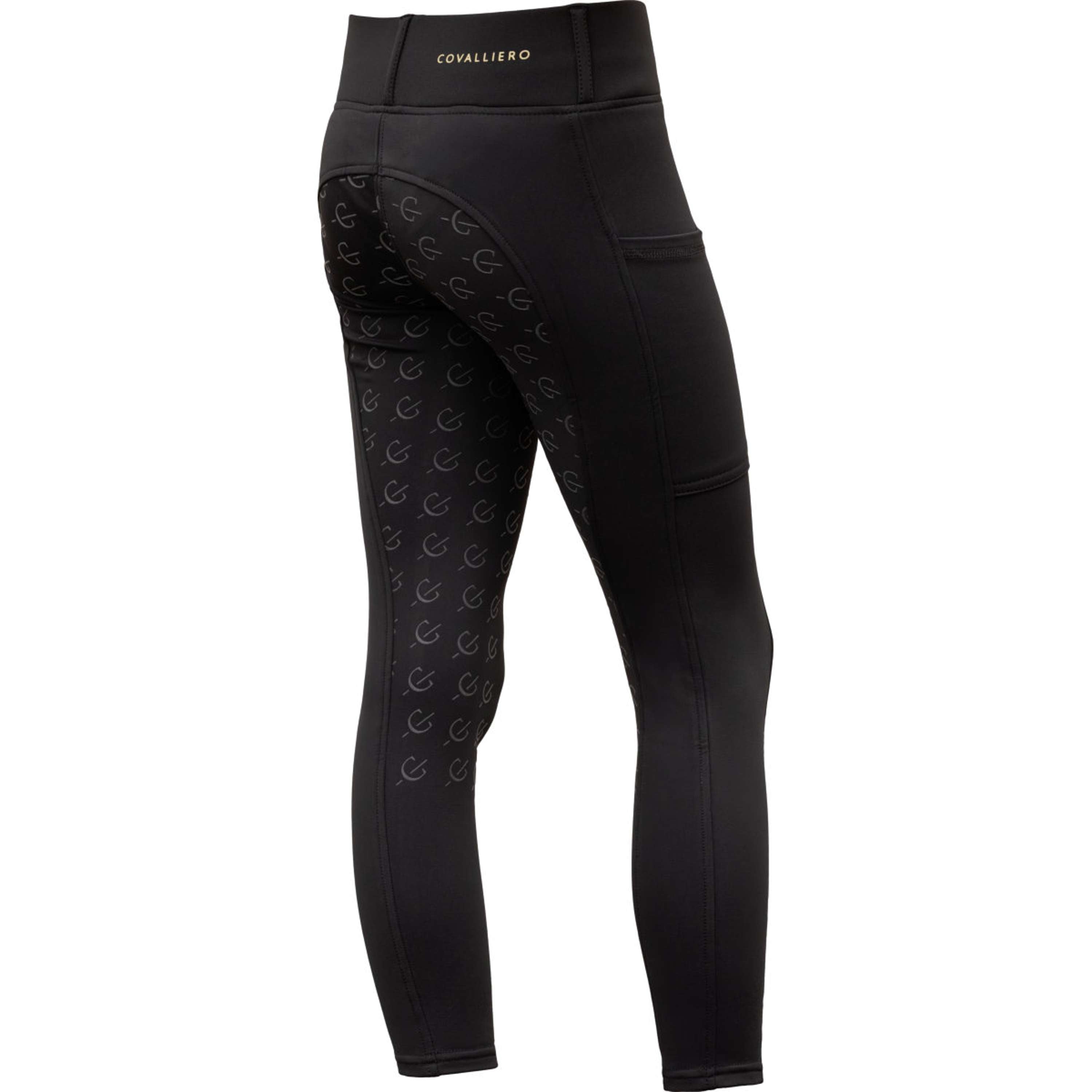 Covalliero Riding Legging Full Grip AW26 Kids Black