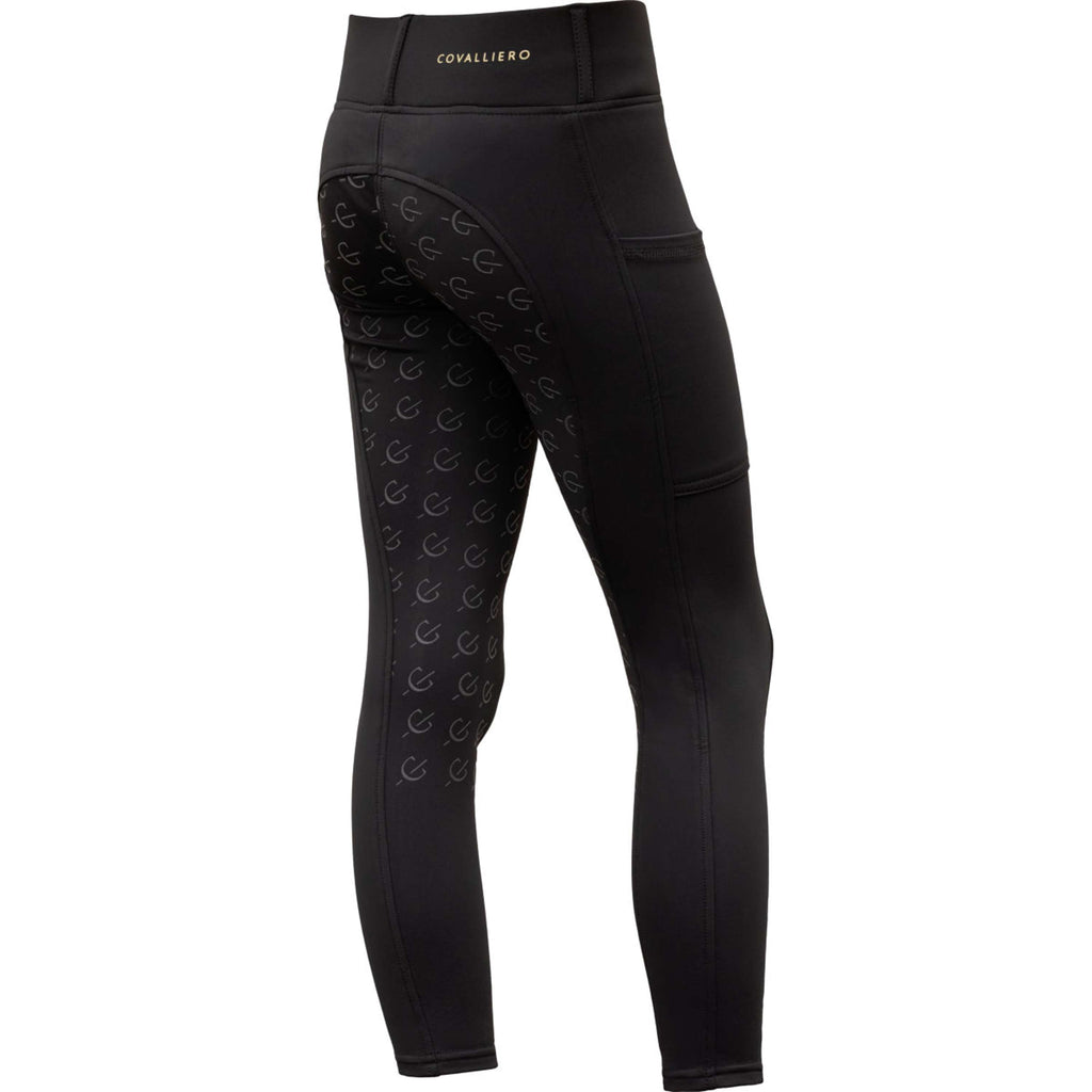 Covalliero Riding Legging Full Grip AW26 Kids Black