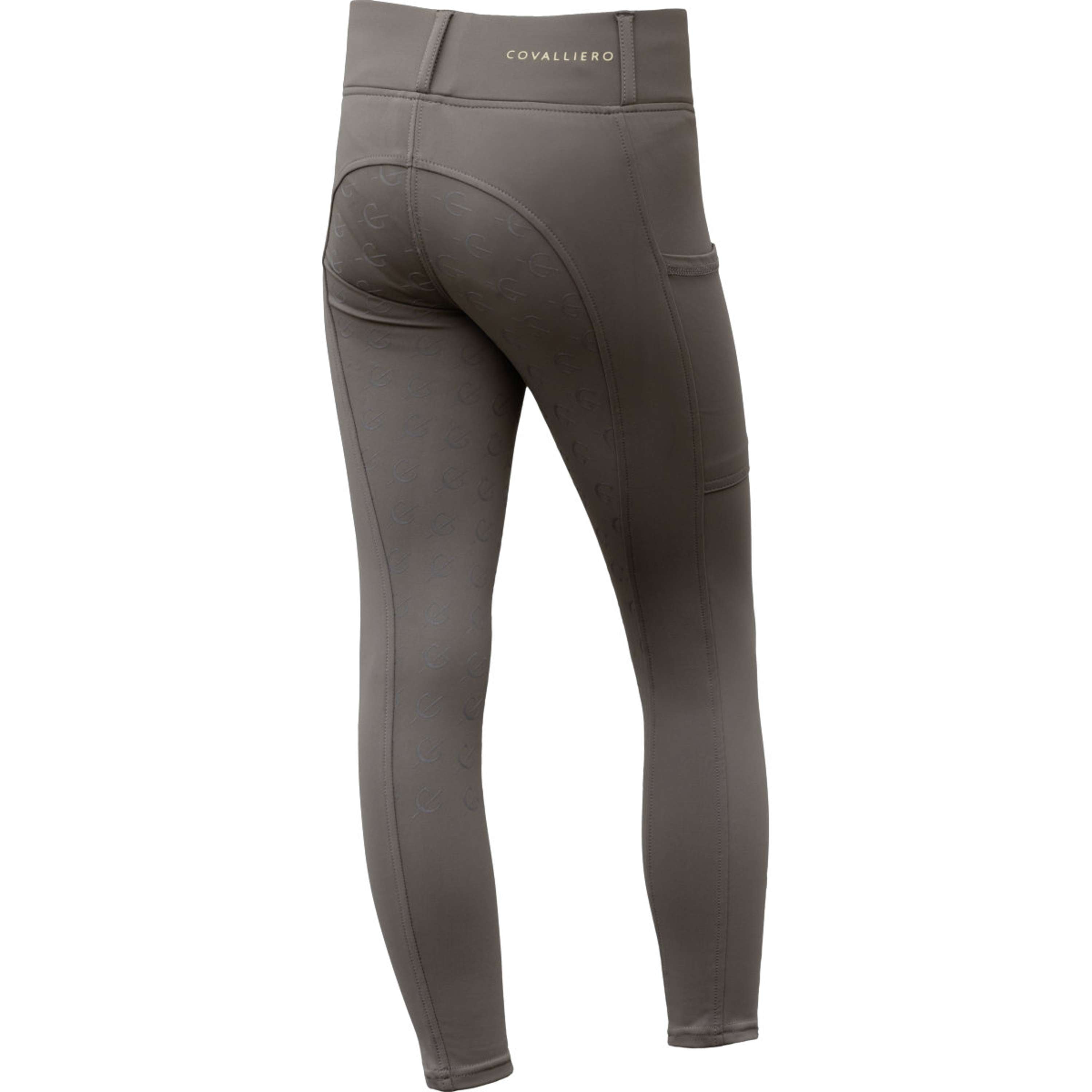 Covalliero Riding Legging Full Grip AW26 Kids Milky Chocolate
