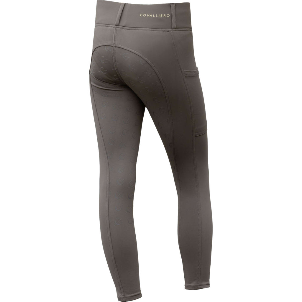 Covalliero Riding Legging Full Grip AW26 Kids Milky Chocolate