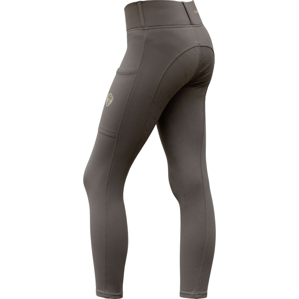 Covalliero Riding Legging Full Grip AW26 Kids Milky Chocolate