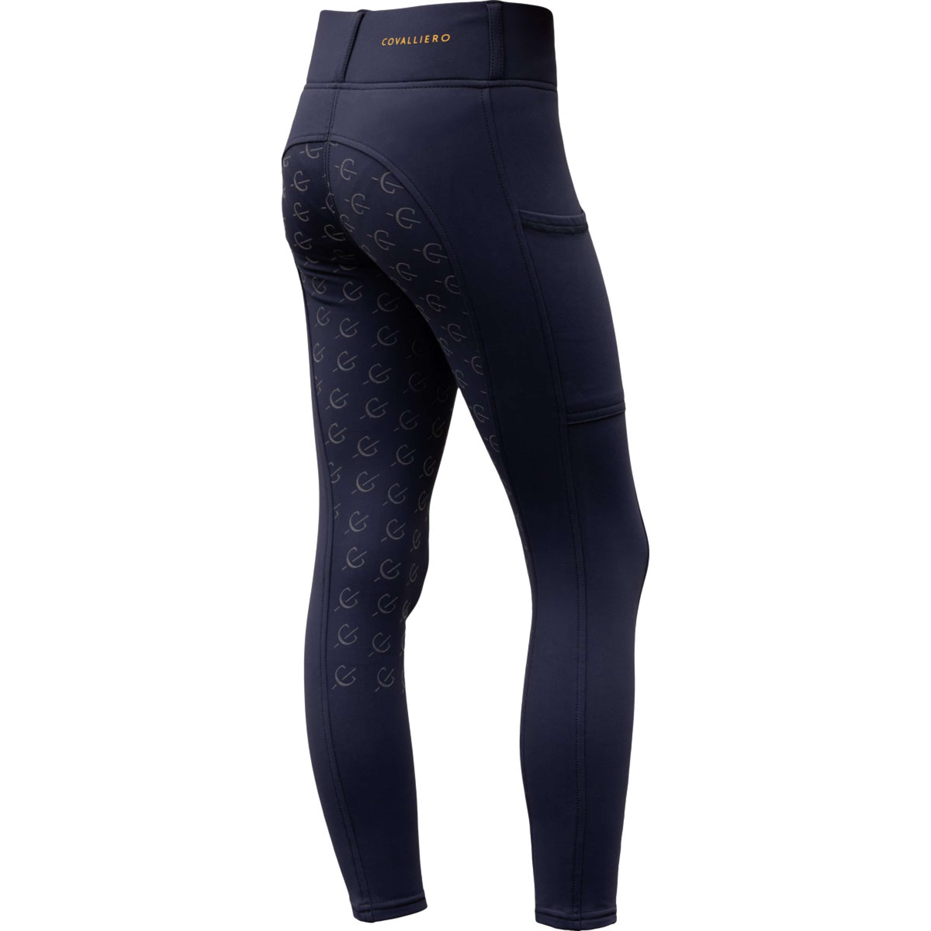 Covalliero Riding Legging Full Grip AW26 Kids Dark Navy