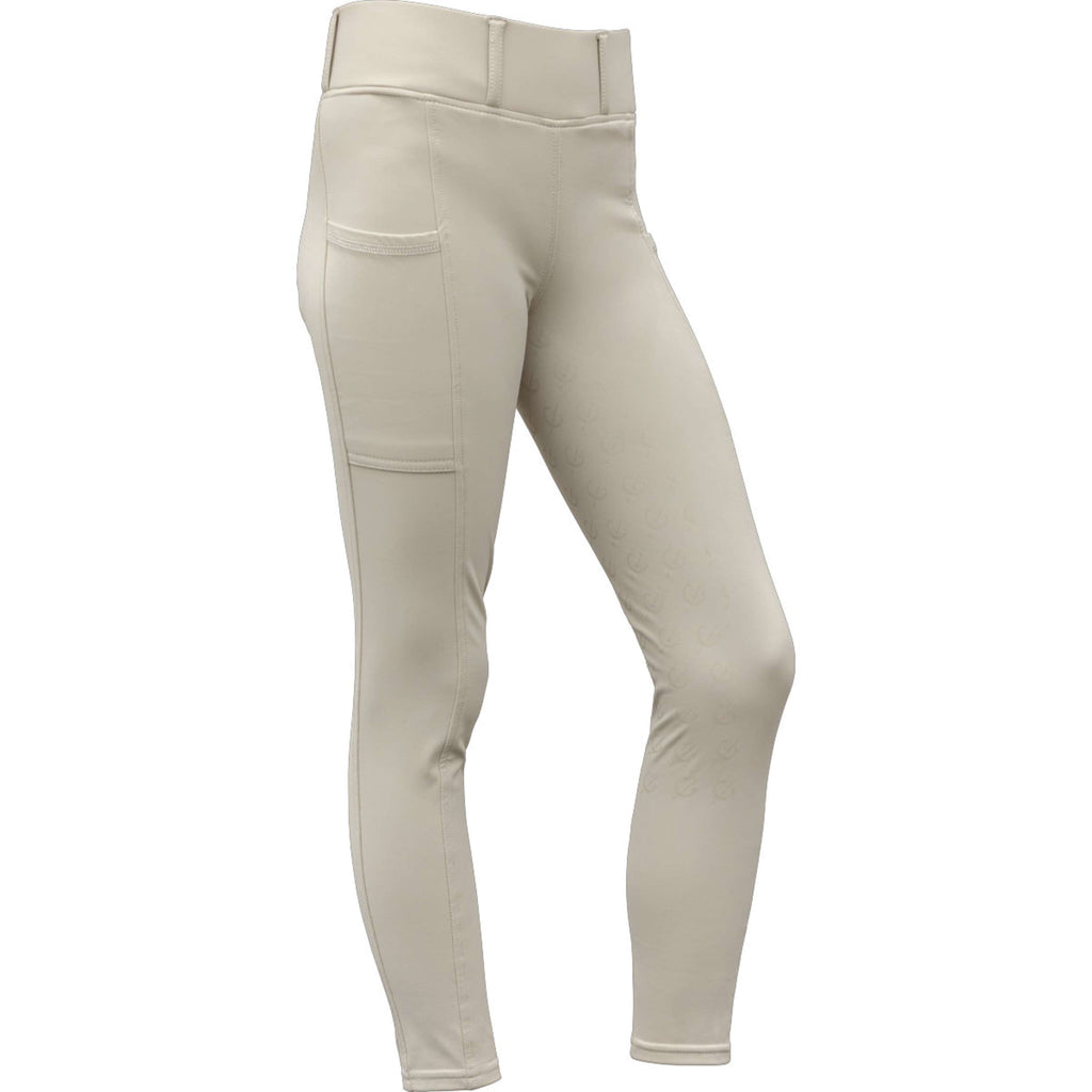 Covalliero Riding Legging Full Grip AW26 Kids Beige