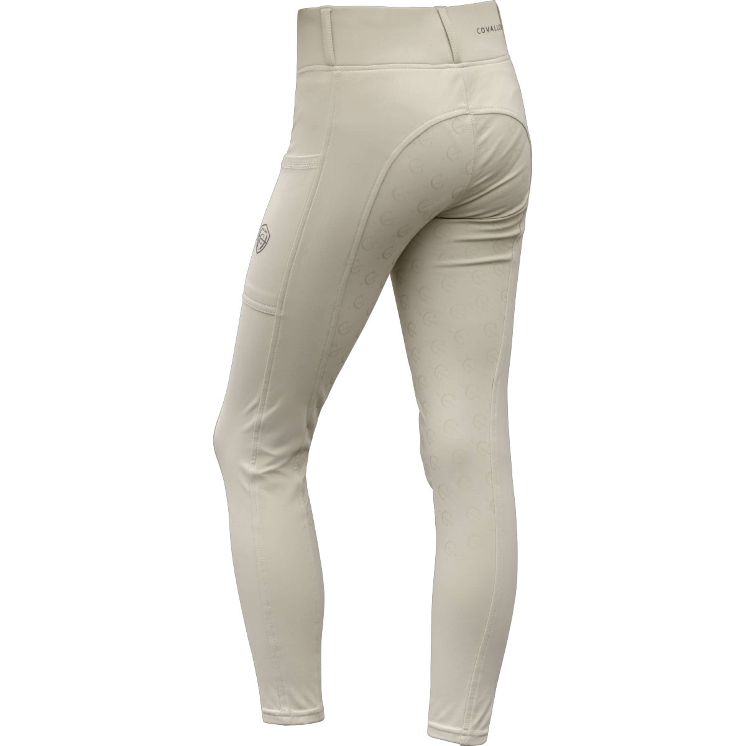 Covalliero Riding Legging Full Grip AW26 Kids Beige
