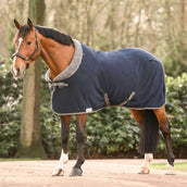 Dominick Fleece Rug Cosy Navy/Grey Dots