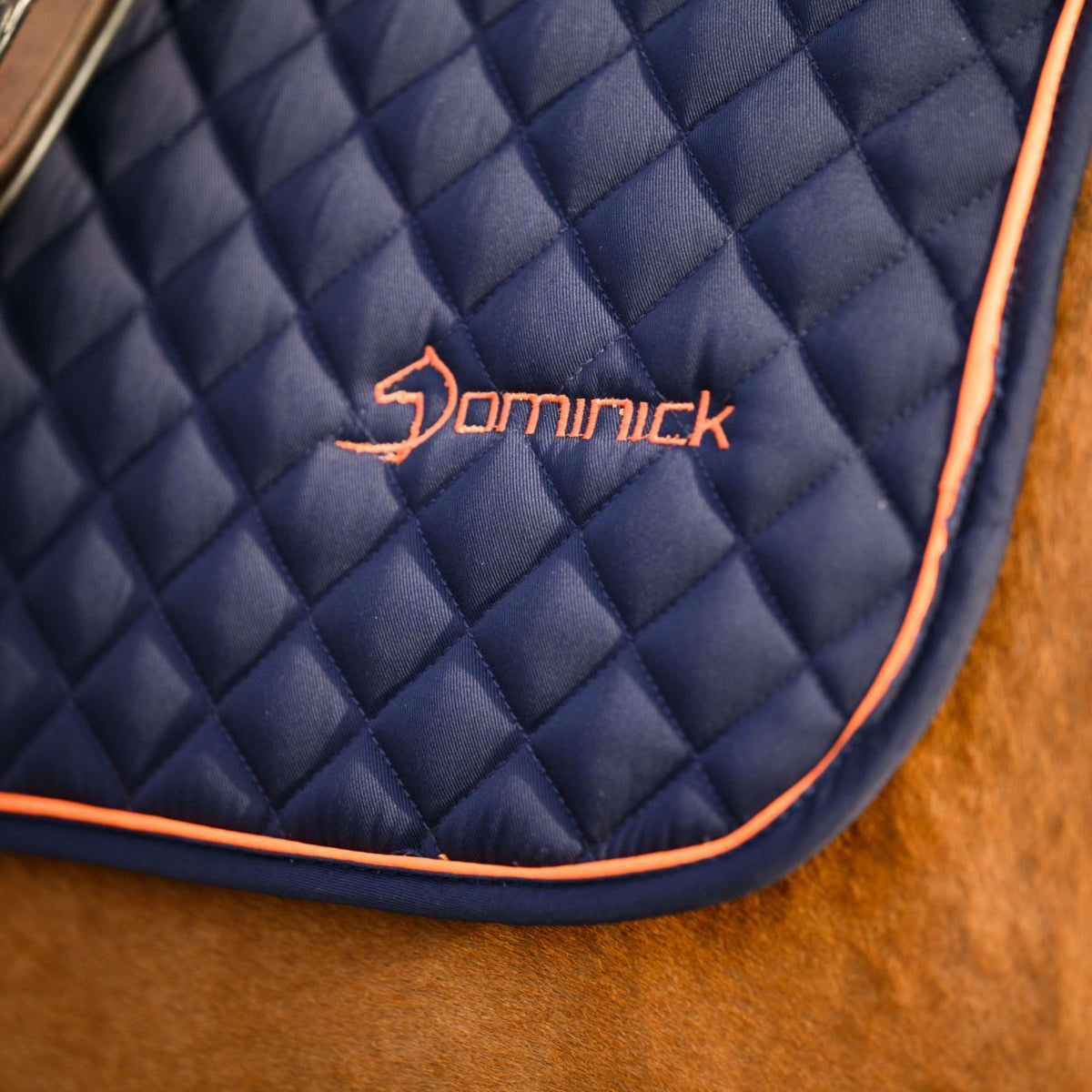 Dominick Saddlepad Dressage Navy/Oranje