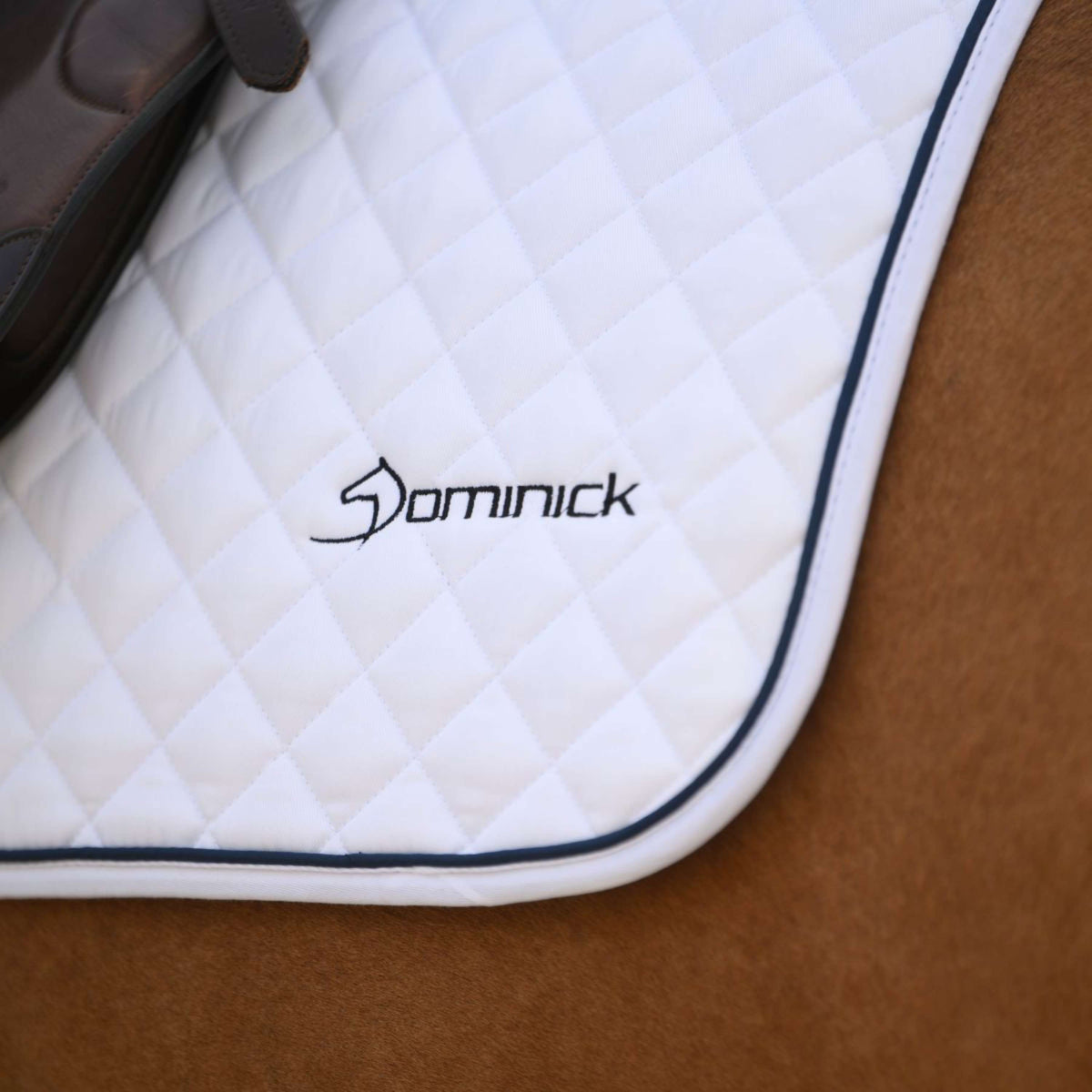 Dominick Saddlepad Dressage White/Navy