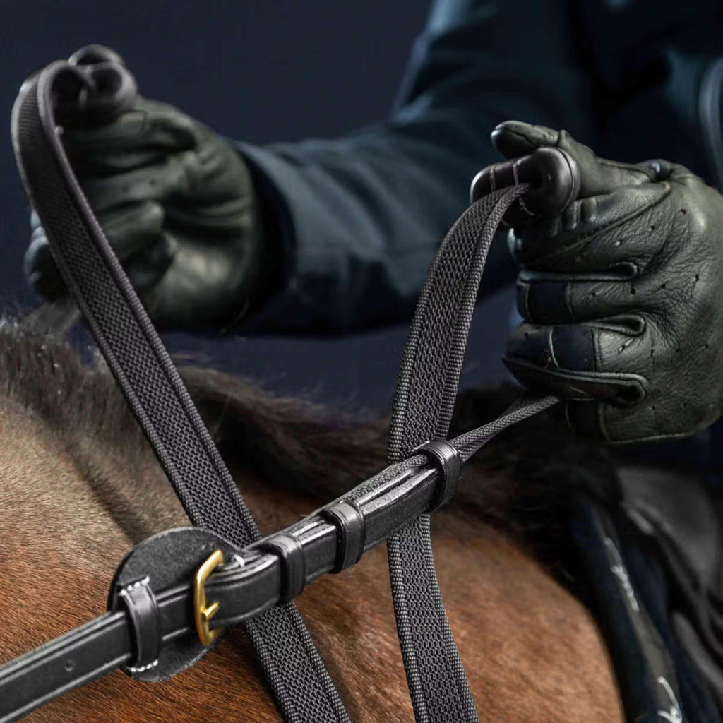Dyon Reins 5/8 Adjustable Black
