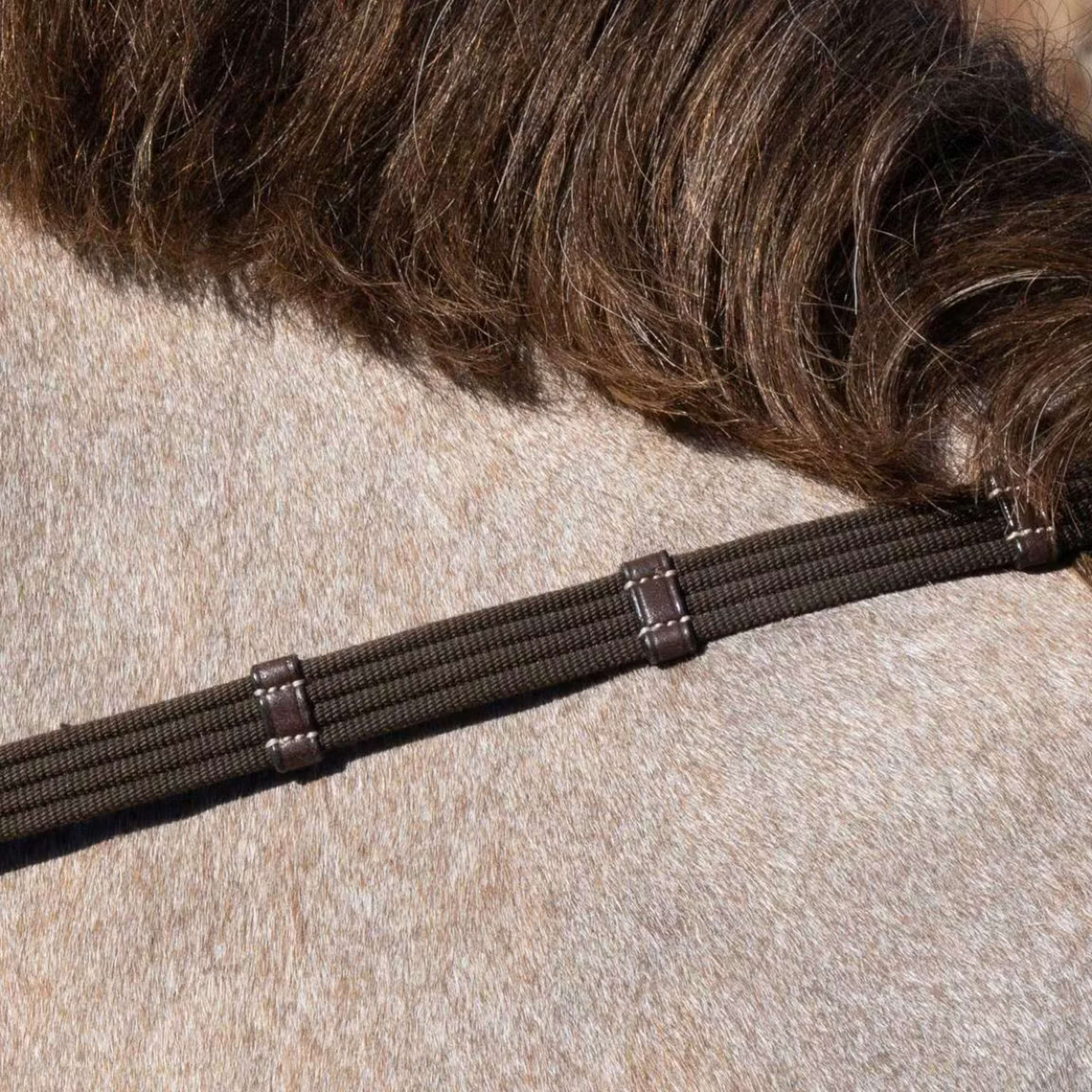 Dyon Reins 9 Loops Working By Dyon 5/8 Rubber Brown