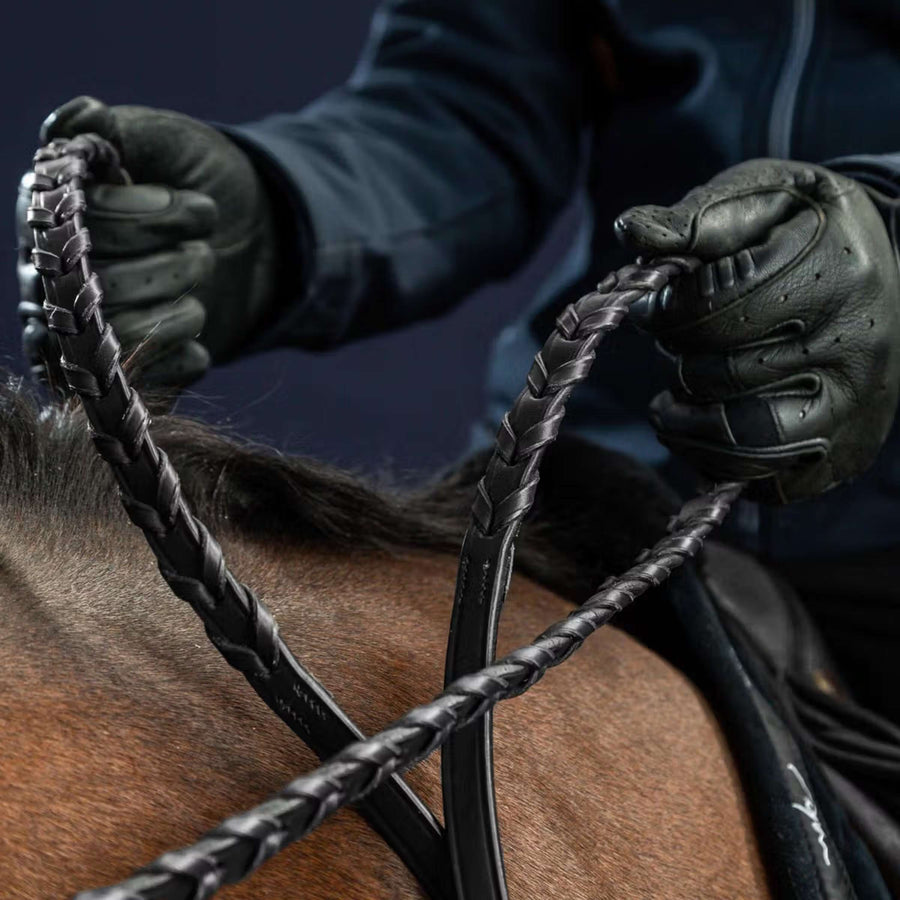 Dyon Reins 1/2 Braided Black