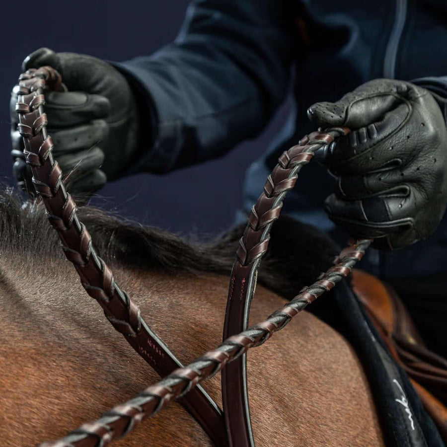 Dyon Reins 1/2 Braided Brown