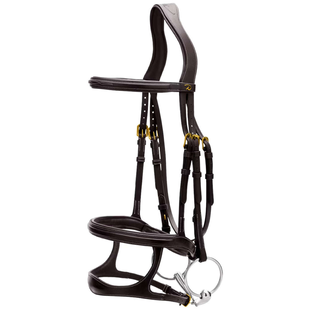 Dyon Bridle Double Noseband Black