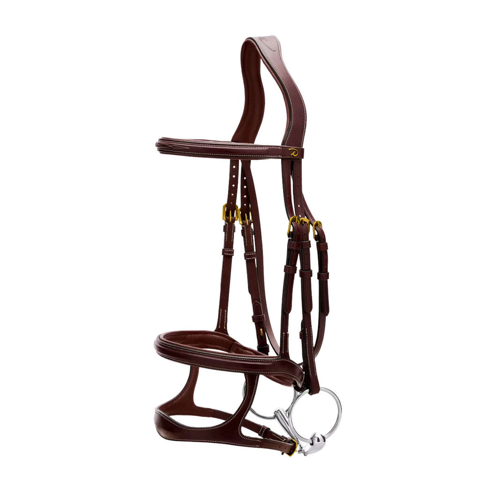 Dyon Bridle Double Noseband Brown