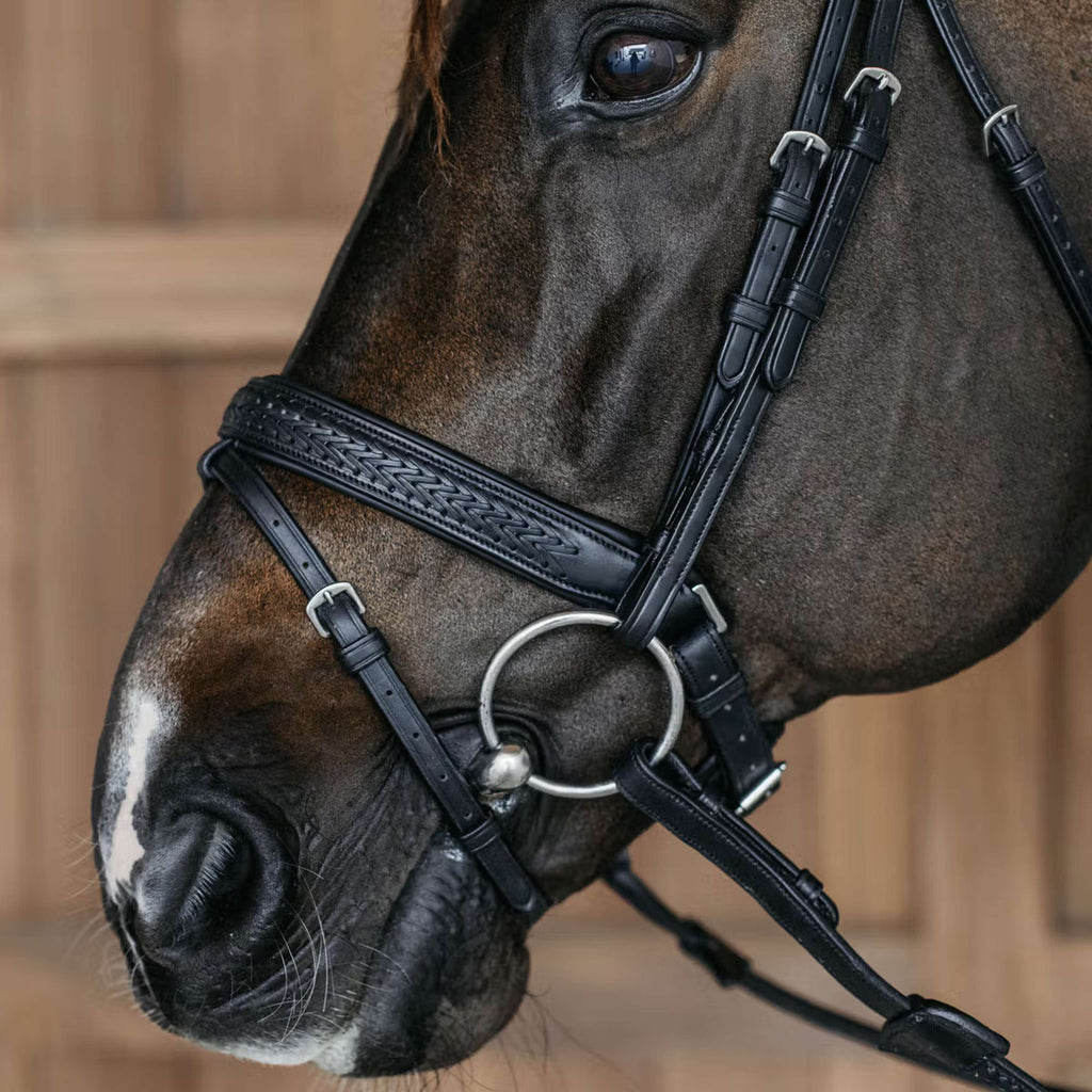 Dyon Nose Band Flash Pull-Back Braided Black