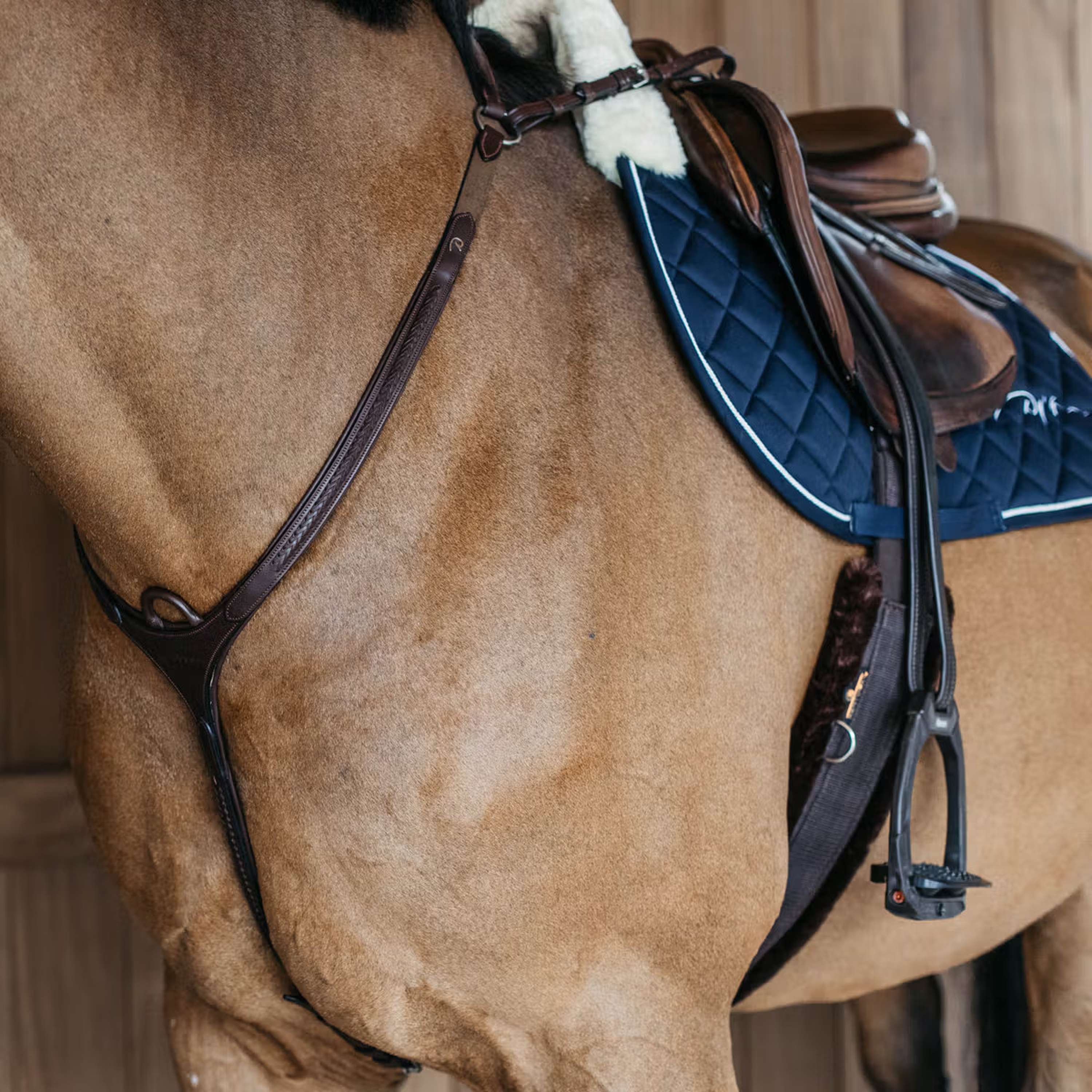 Dyon Chest Buckle Bridge Braided Brown