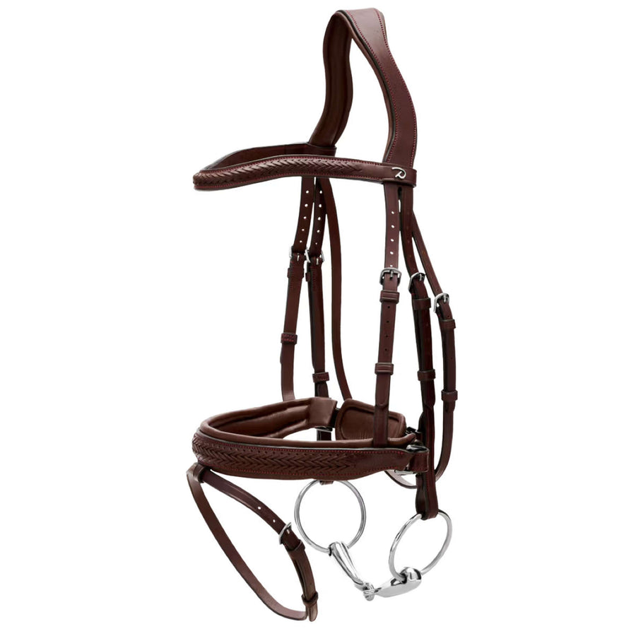 Dyon Bridle Flash Pull-Back Braided Brown