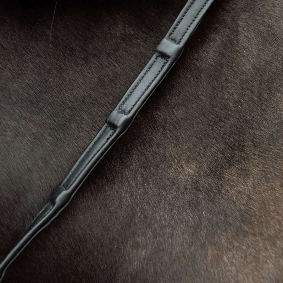 Dyon Reins 1/2 8 Stops Soft Leather Black