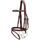 Dyon Bridle Flash with Clips Brown