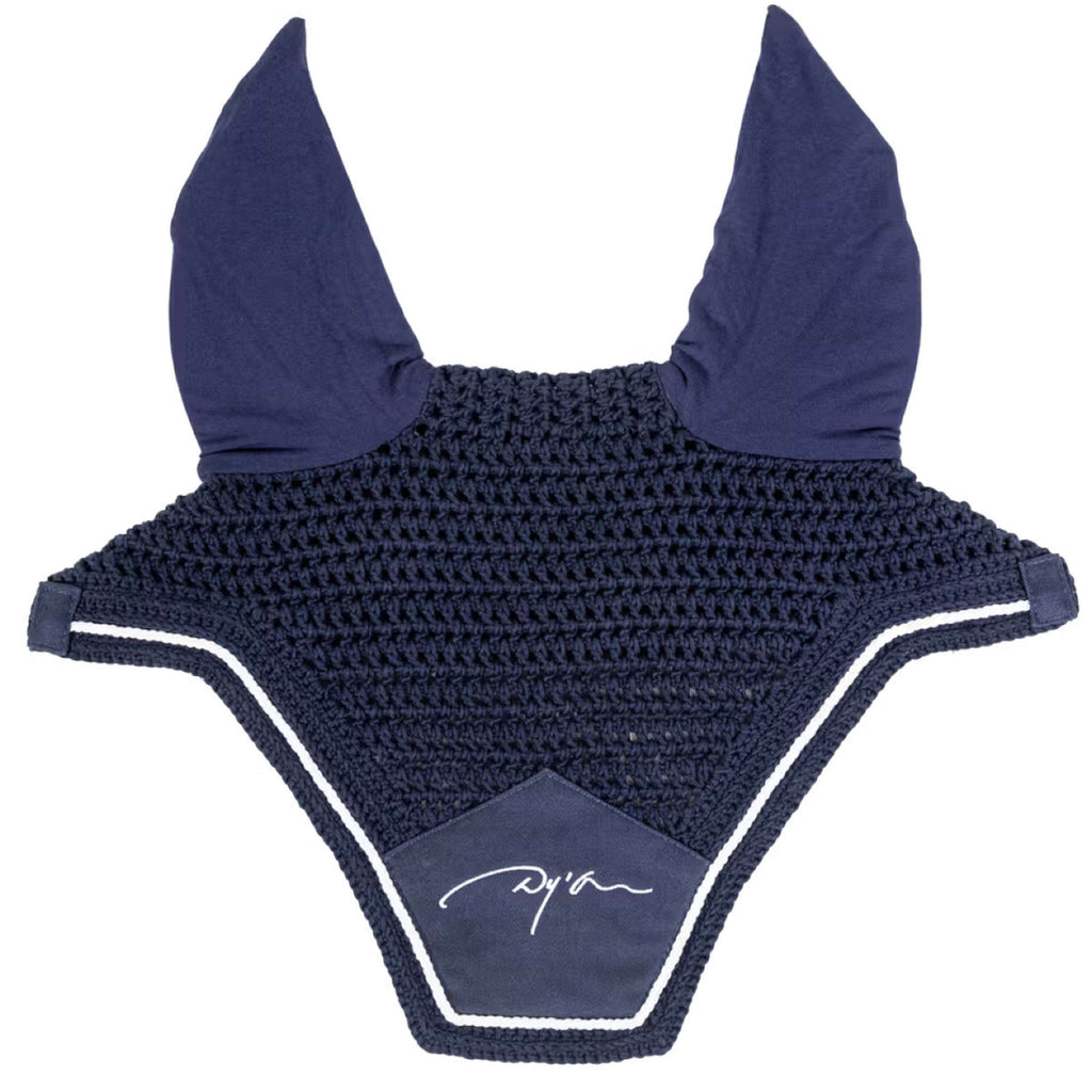 Dyon Ear Bonnet Diamond Navy
