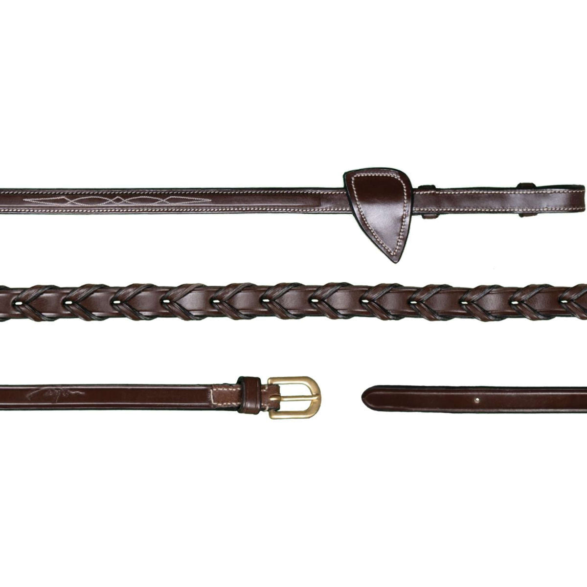 Dyon Reins Laced 1/2 Brown