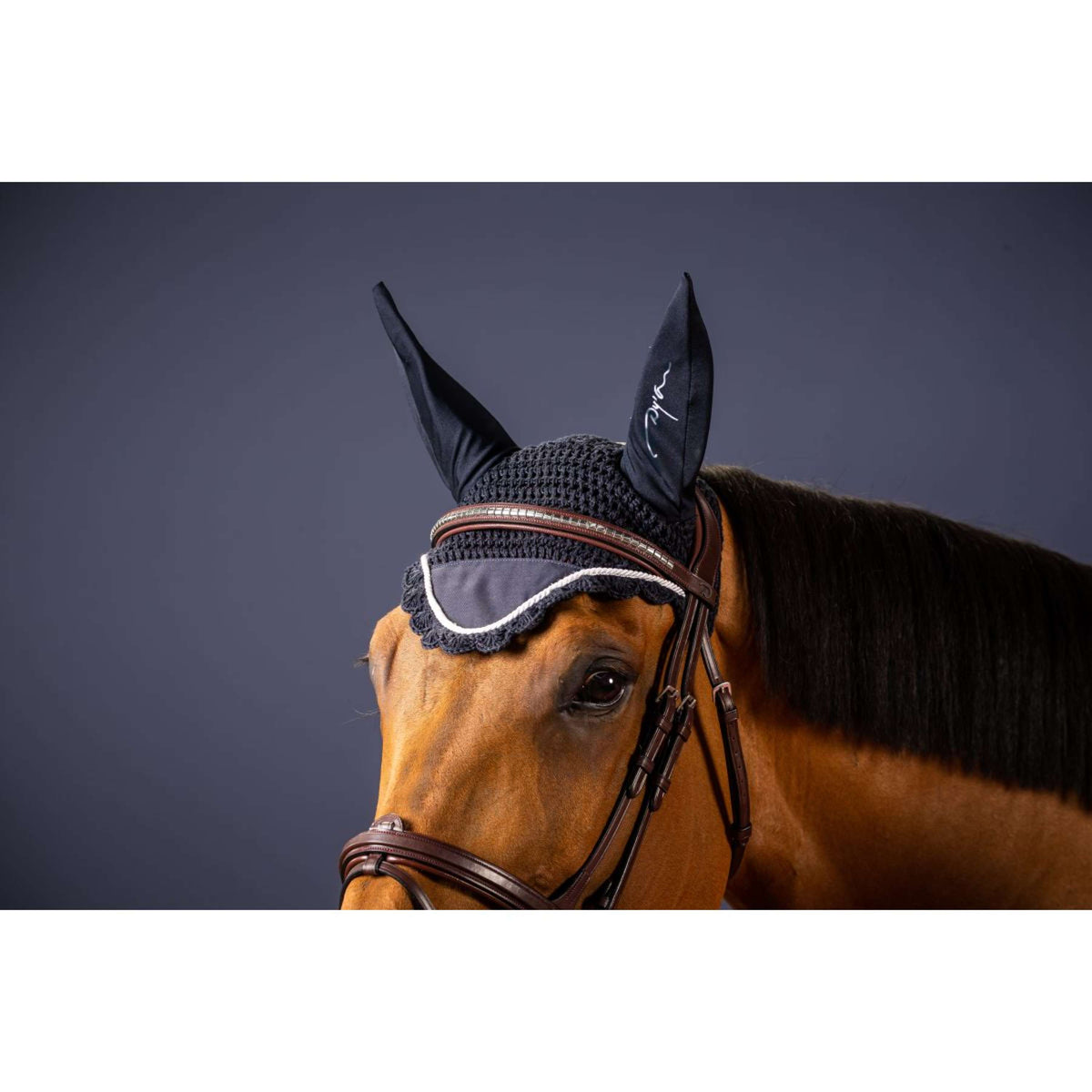 Dyon Ear Bonnet Show Navy