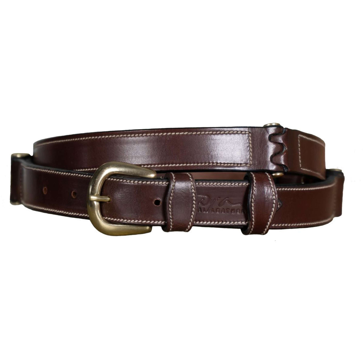 Dyon Belt Flat Leather Brown