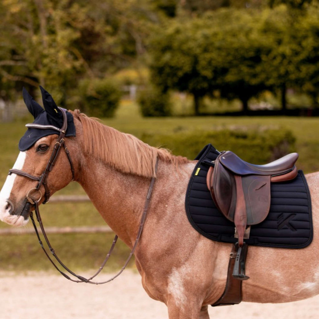 K by EQUITHÈME Saddlepad Triton Jumping Black