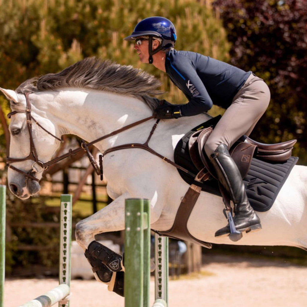 K by EQUITHÈME Saddlepad Triton Jumping Black