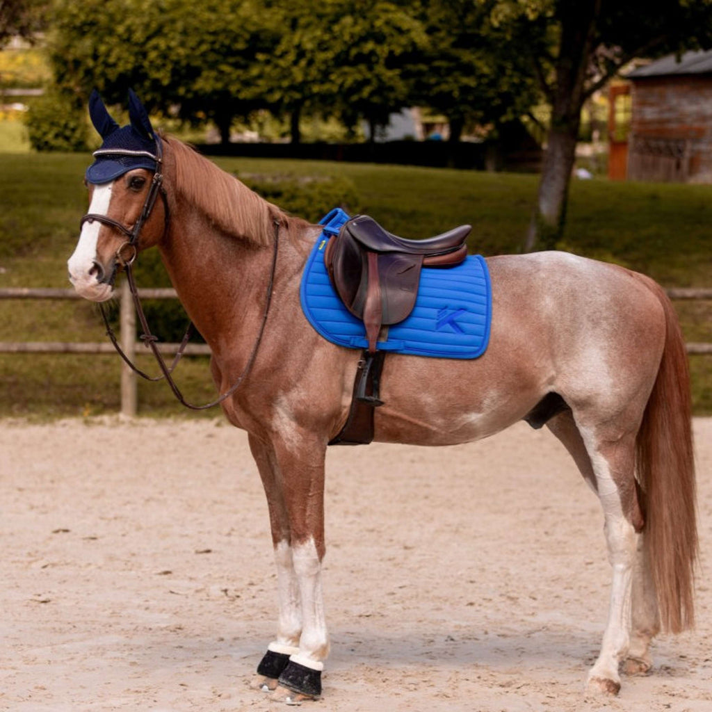 K by EQUITHÈME Saddlepad Triton Jumping Royal Blue