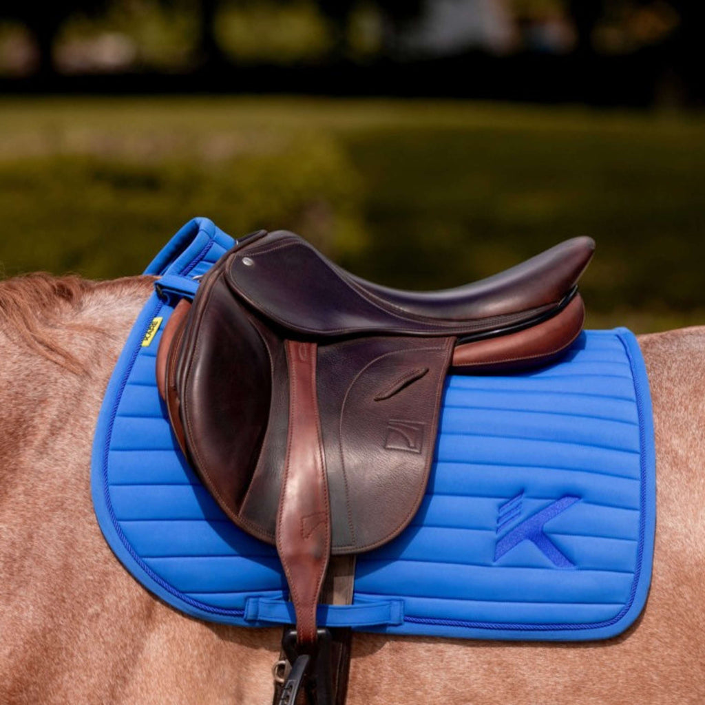 K by EQUITHÈME Saddlepad Triton Jumping Royal Blue