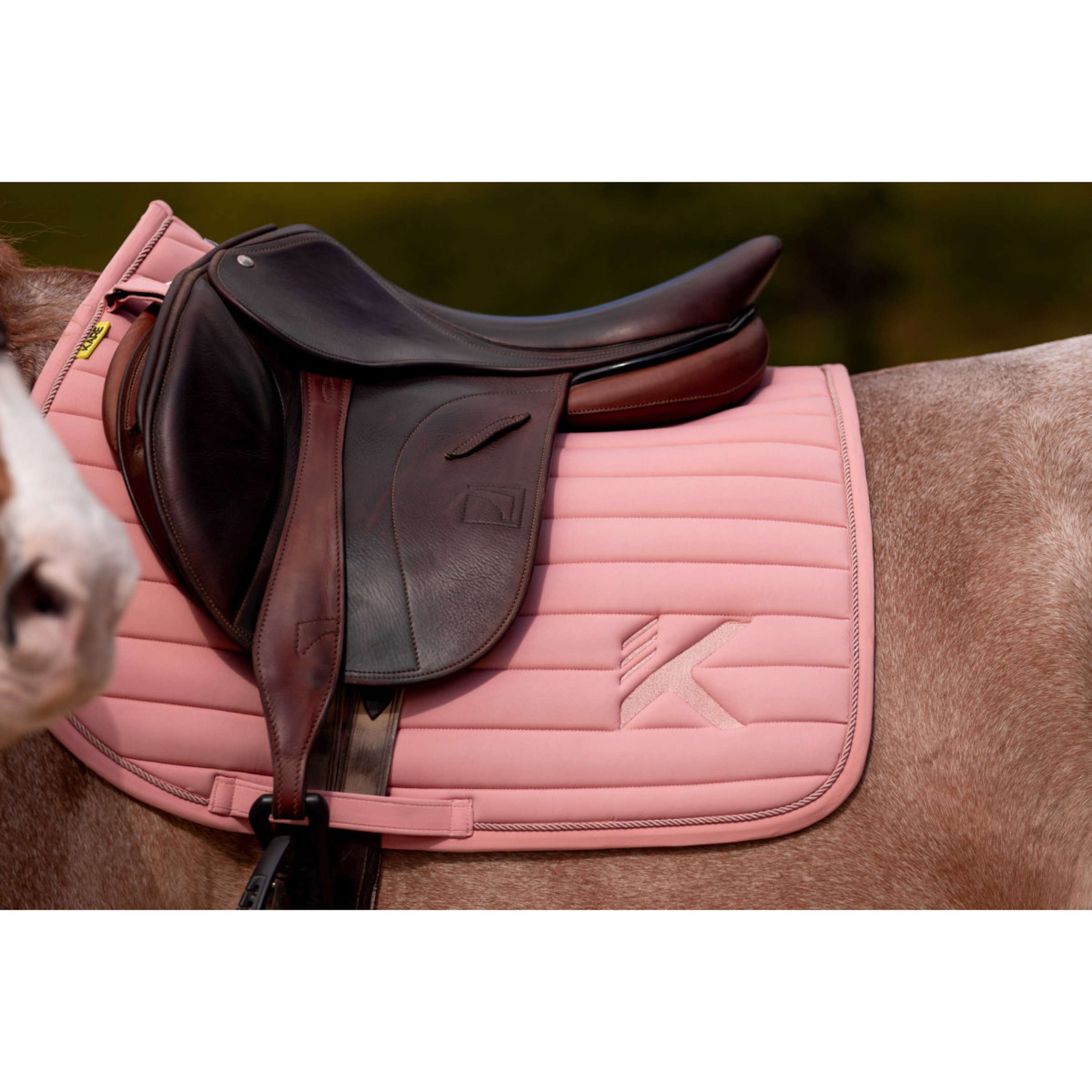 K by EQUITHÈME Saddlepad Triton Jumping Pink